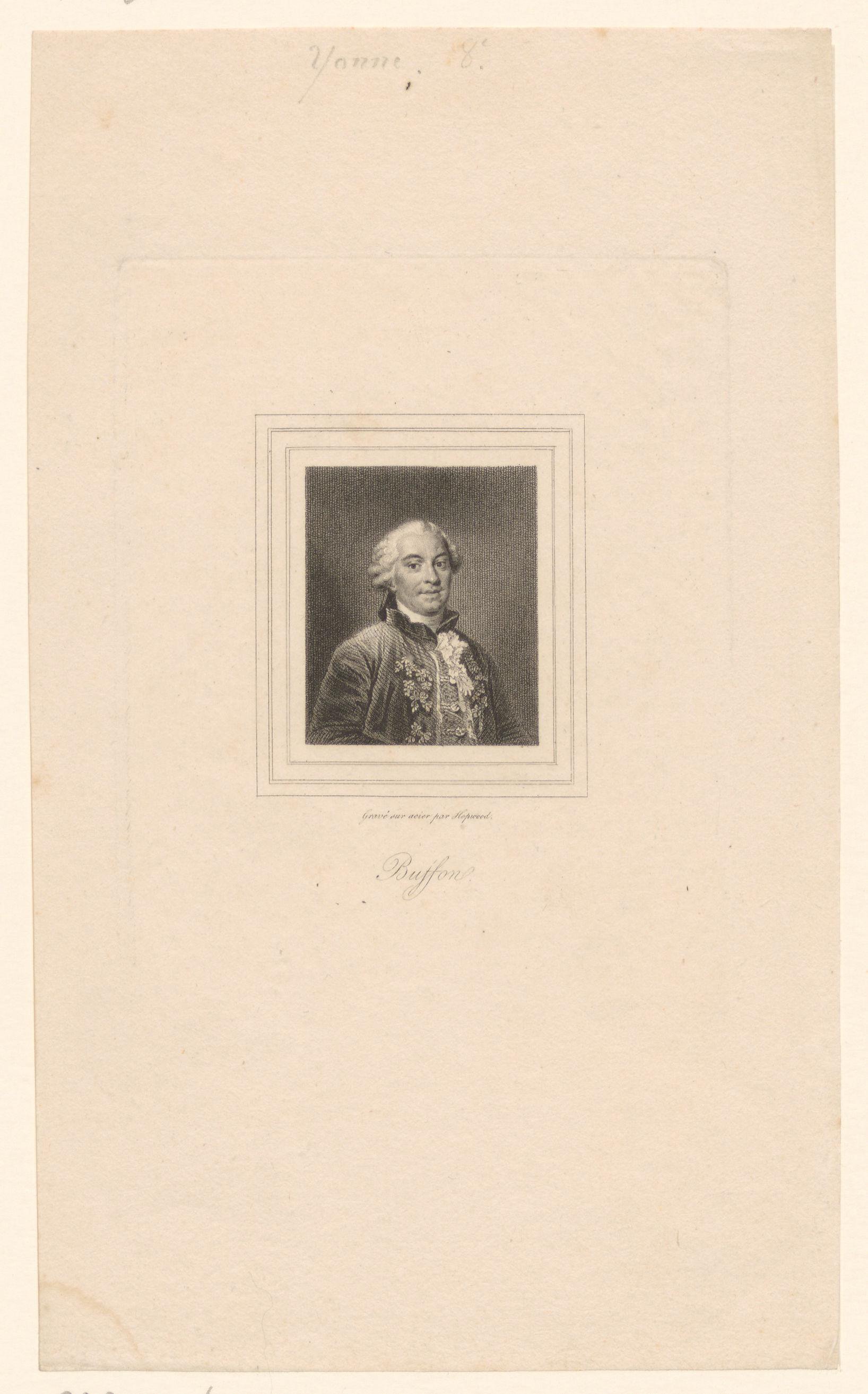 Portret van Georges-Louis Leclerc
