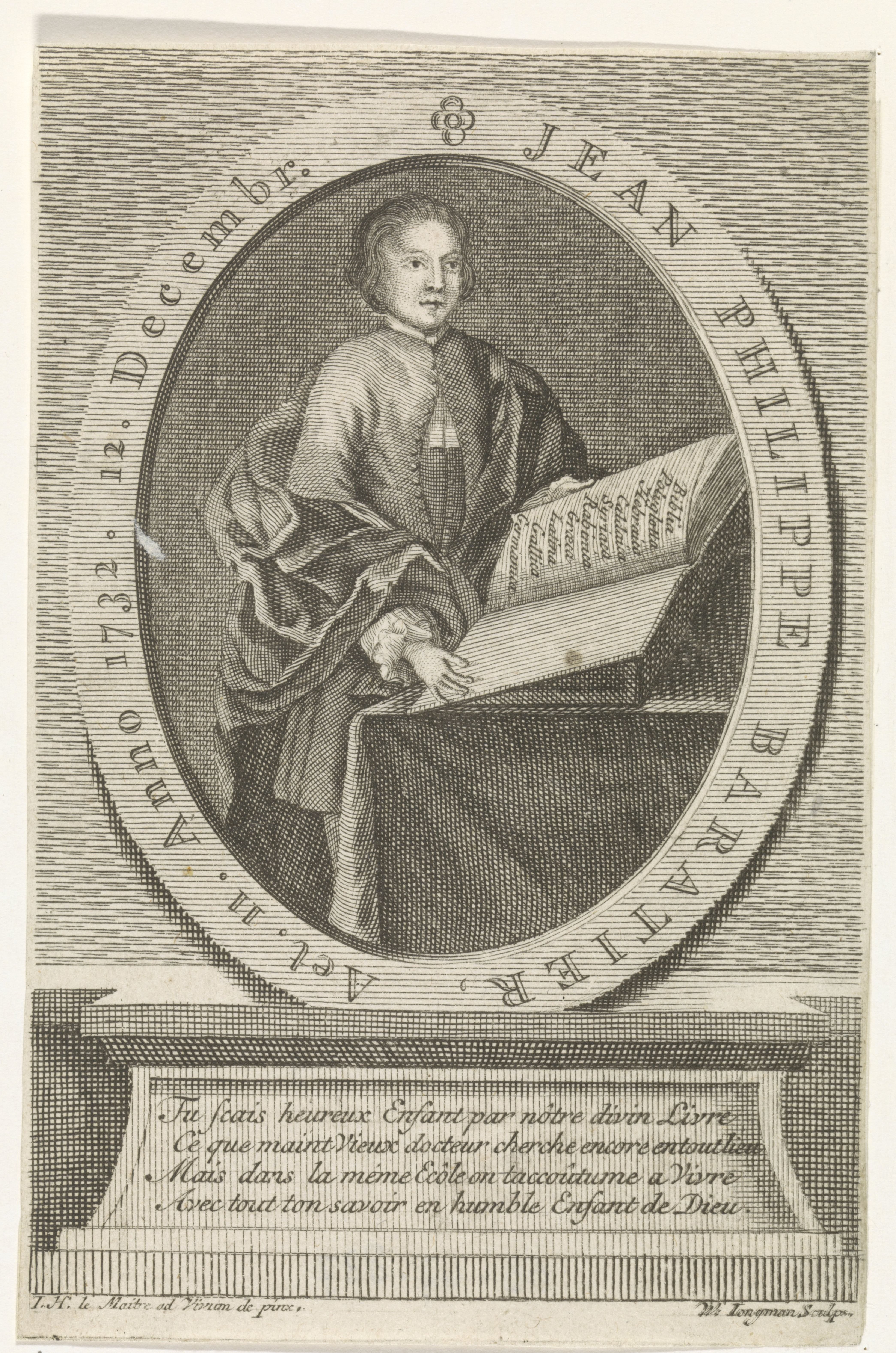 Portret van Jean-Philippe Baratier