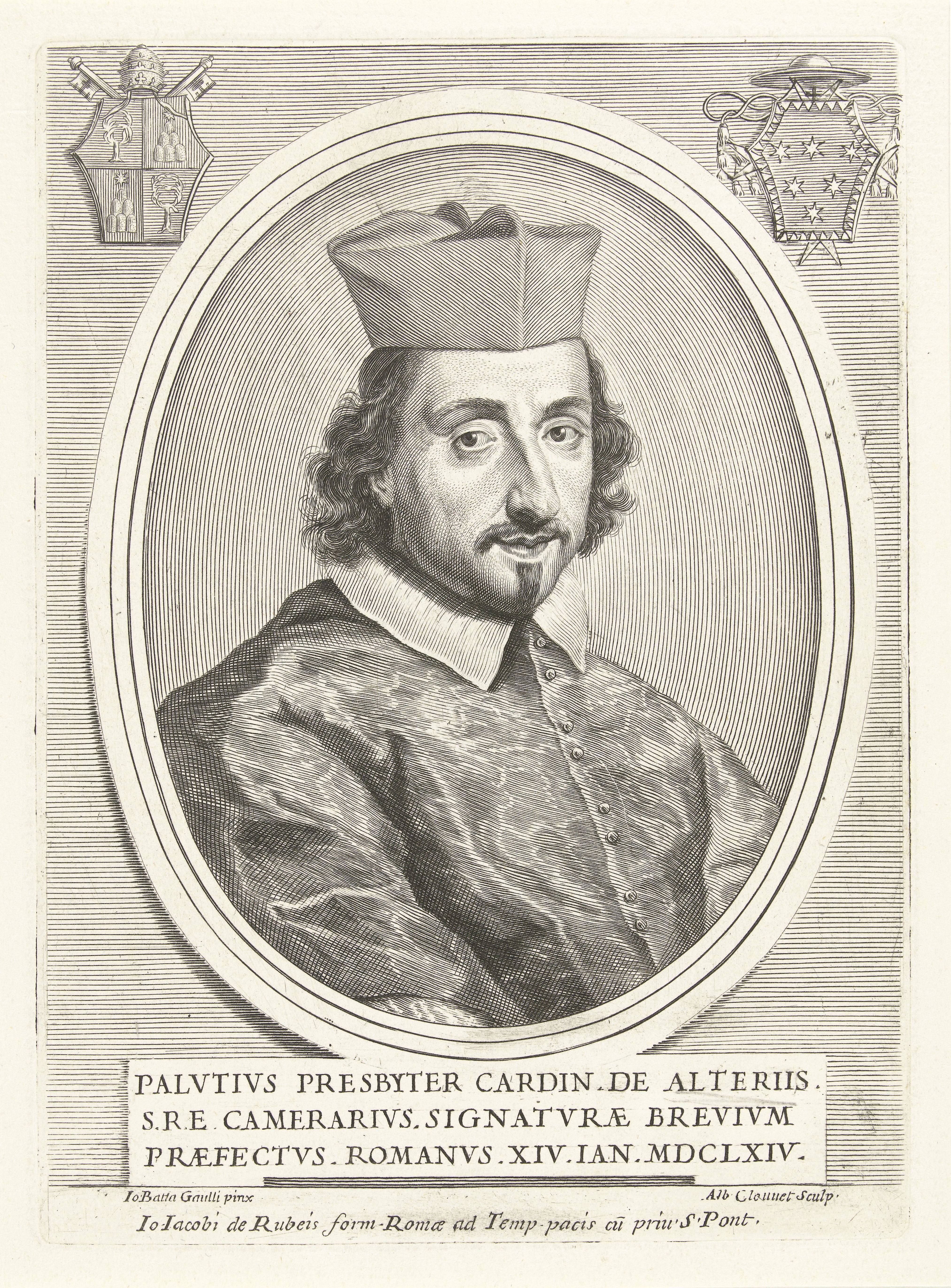 Portret van kardinaal Paluzzo Paluzzi Altieri