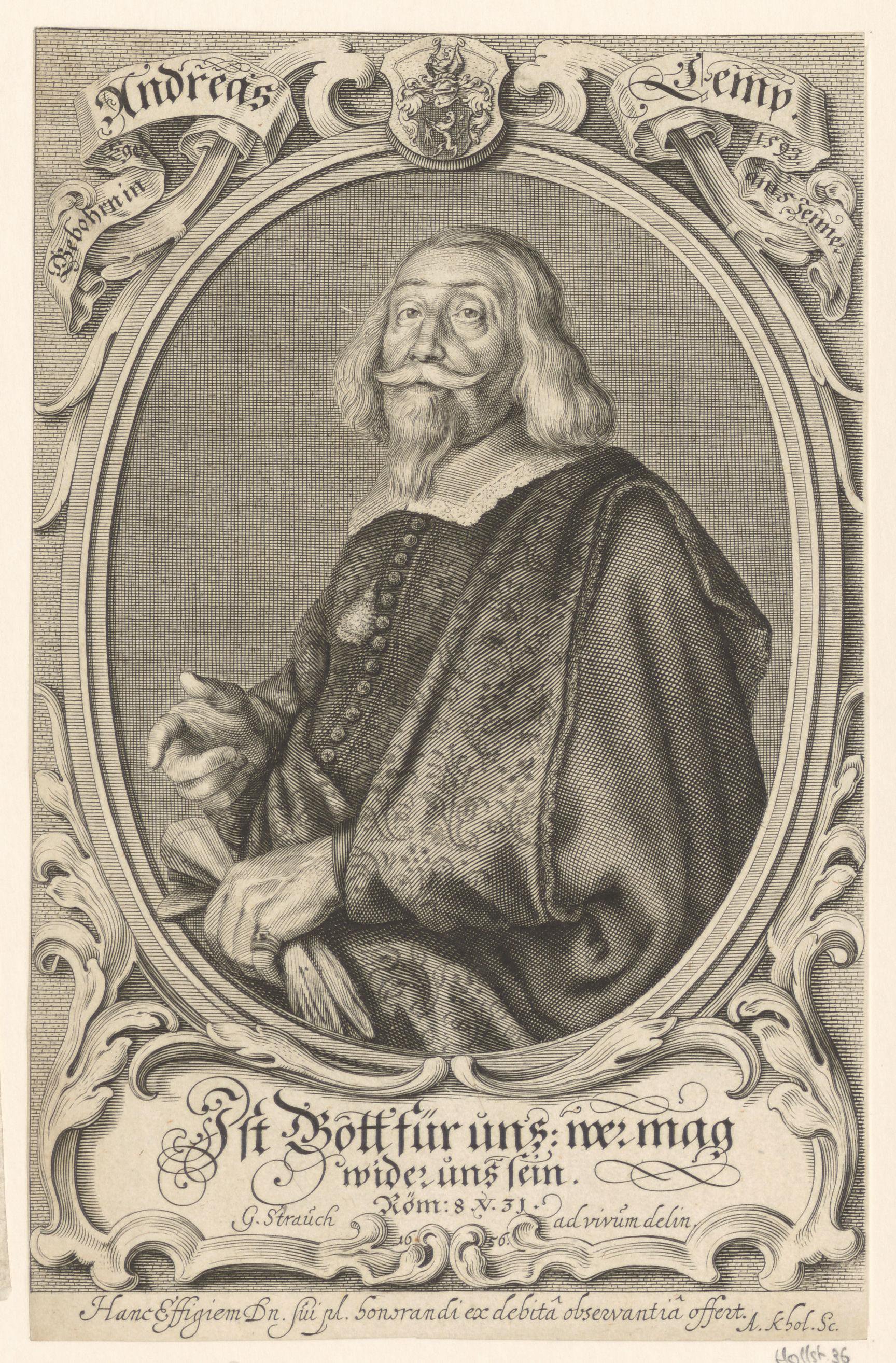 Portret van Andreas Lemp