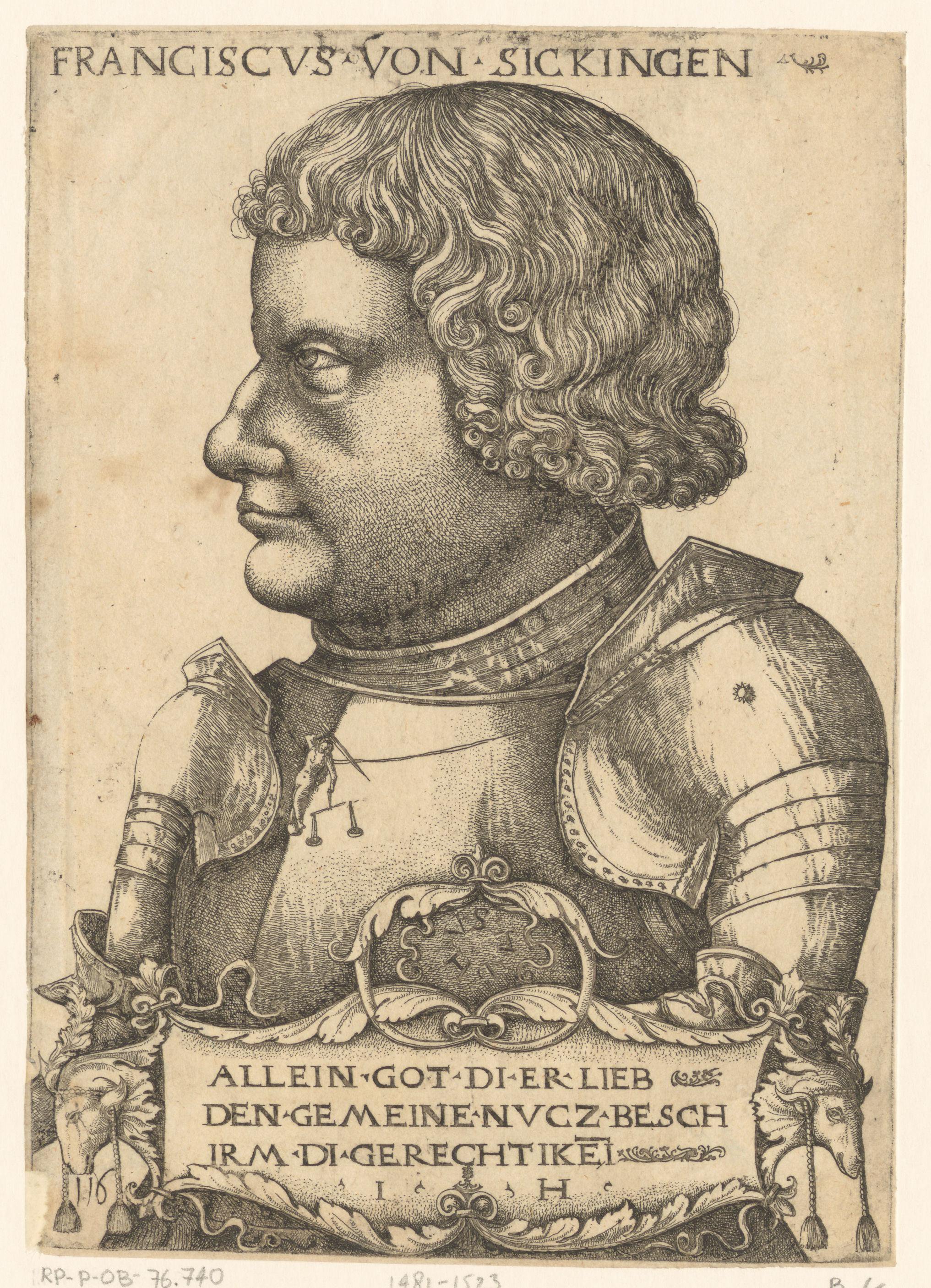 Portret van Franz von Sickingen