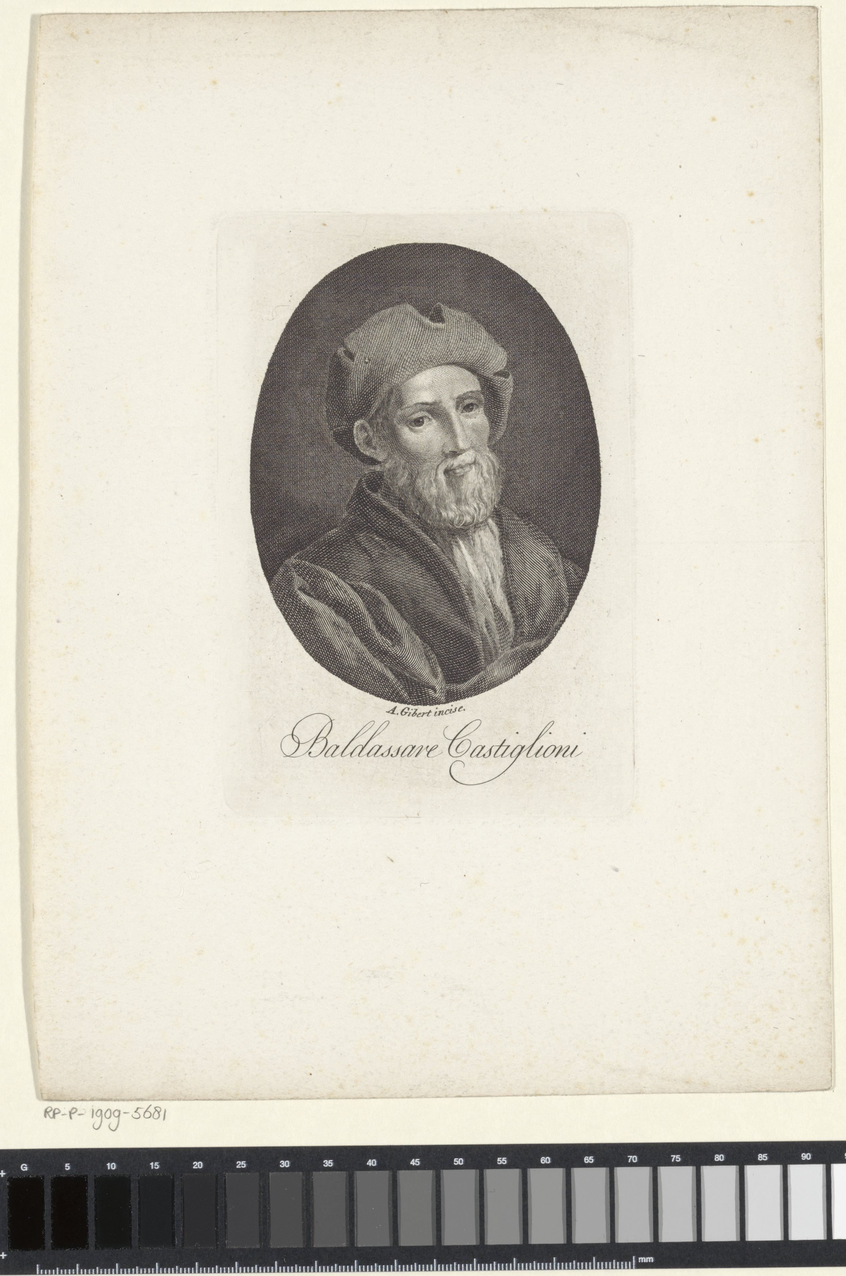 Portret van de dichter Baldassare Castiglione