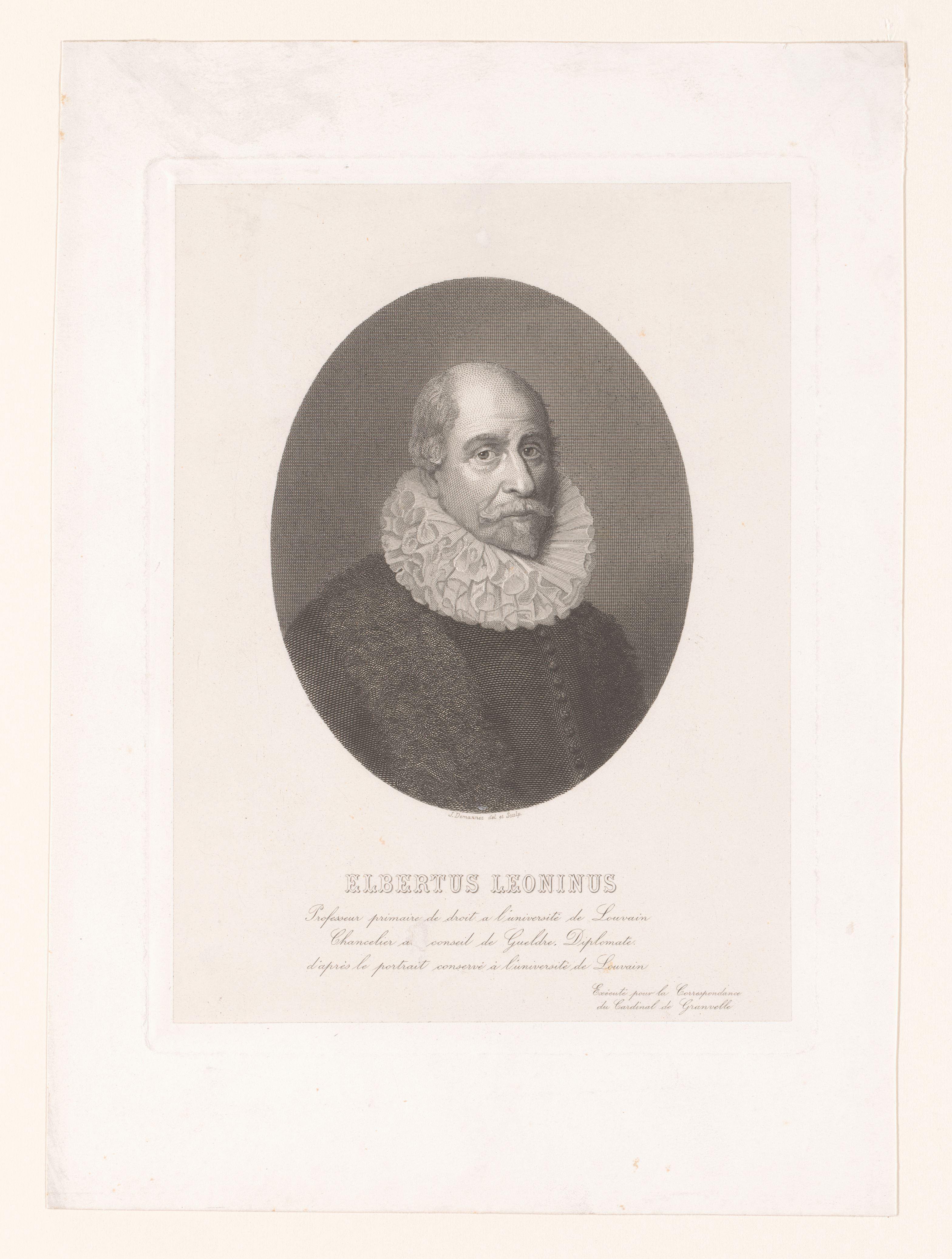 Portret van Elbertus Leoninus