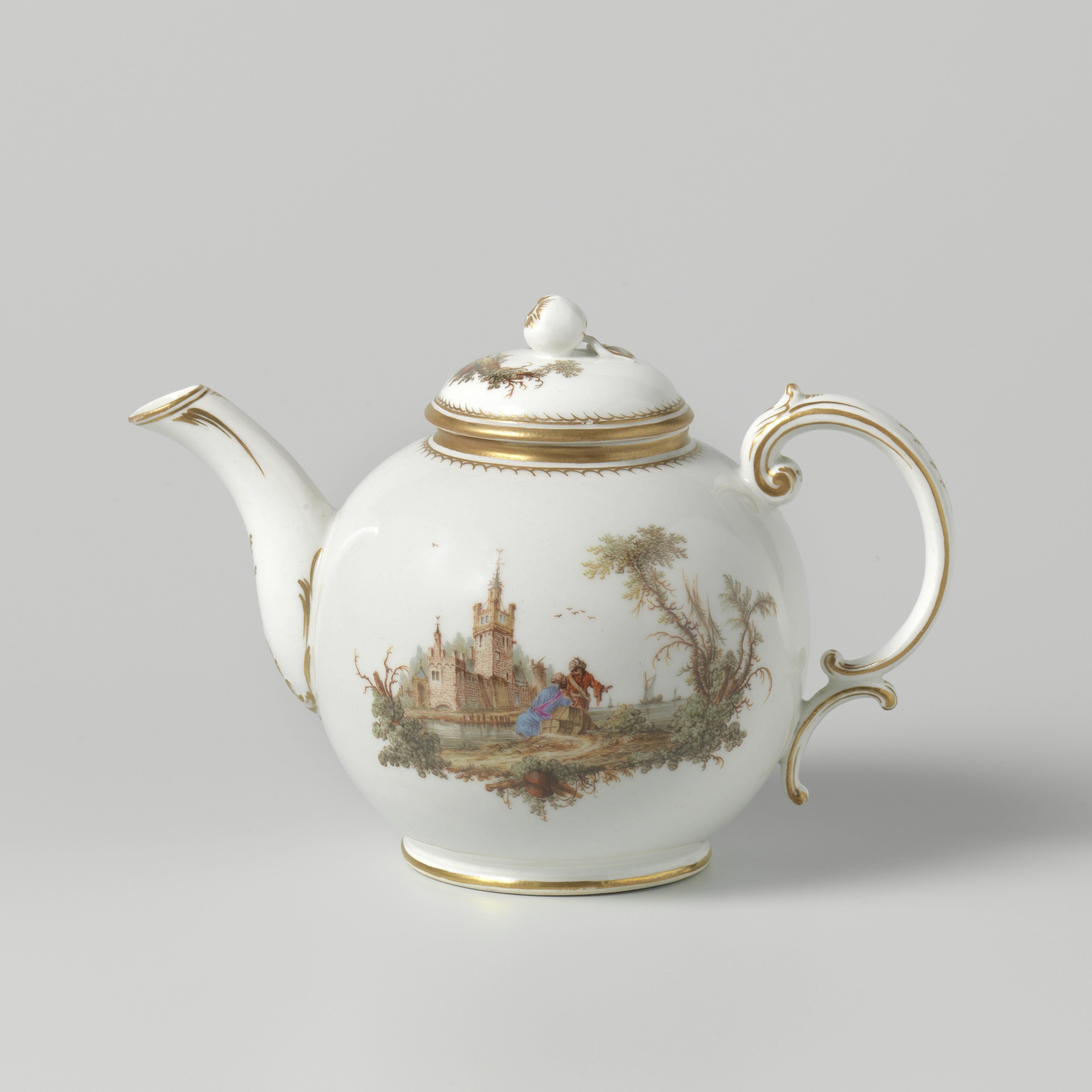 Delen van een koffie- en theeservies