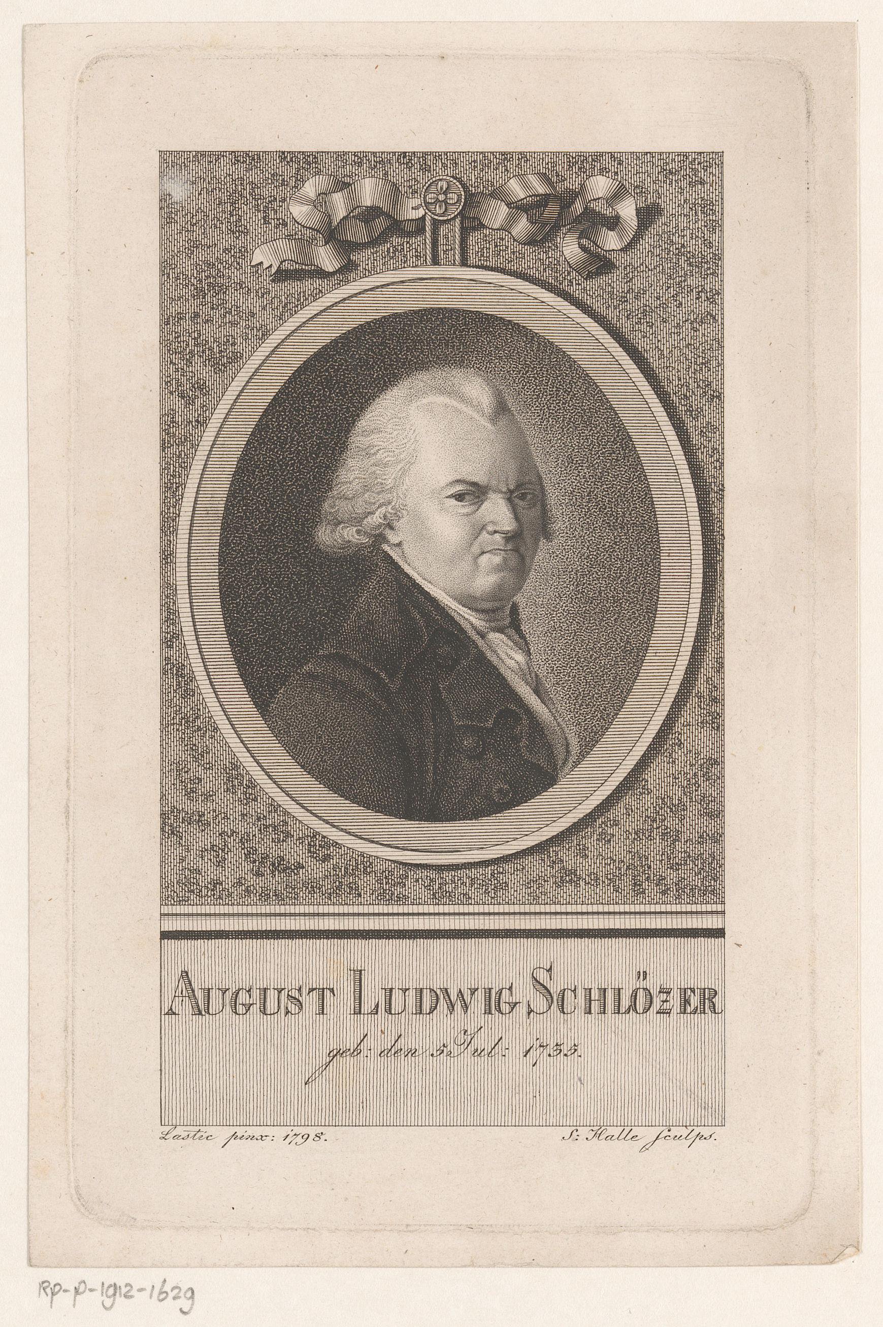 Portret van August Ludwig von Schlözer