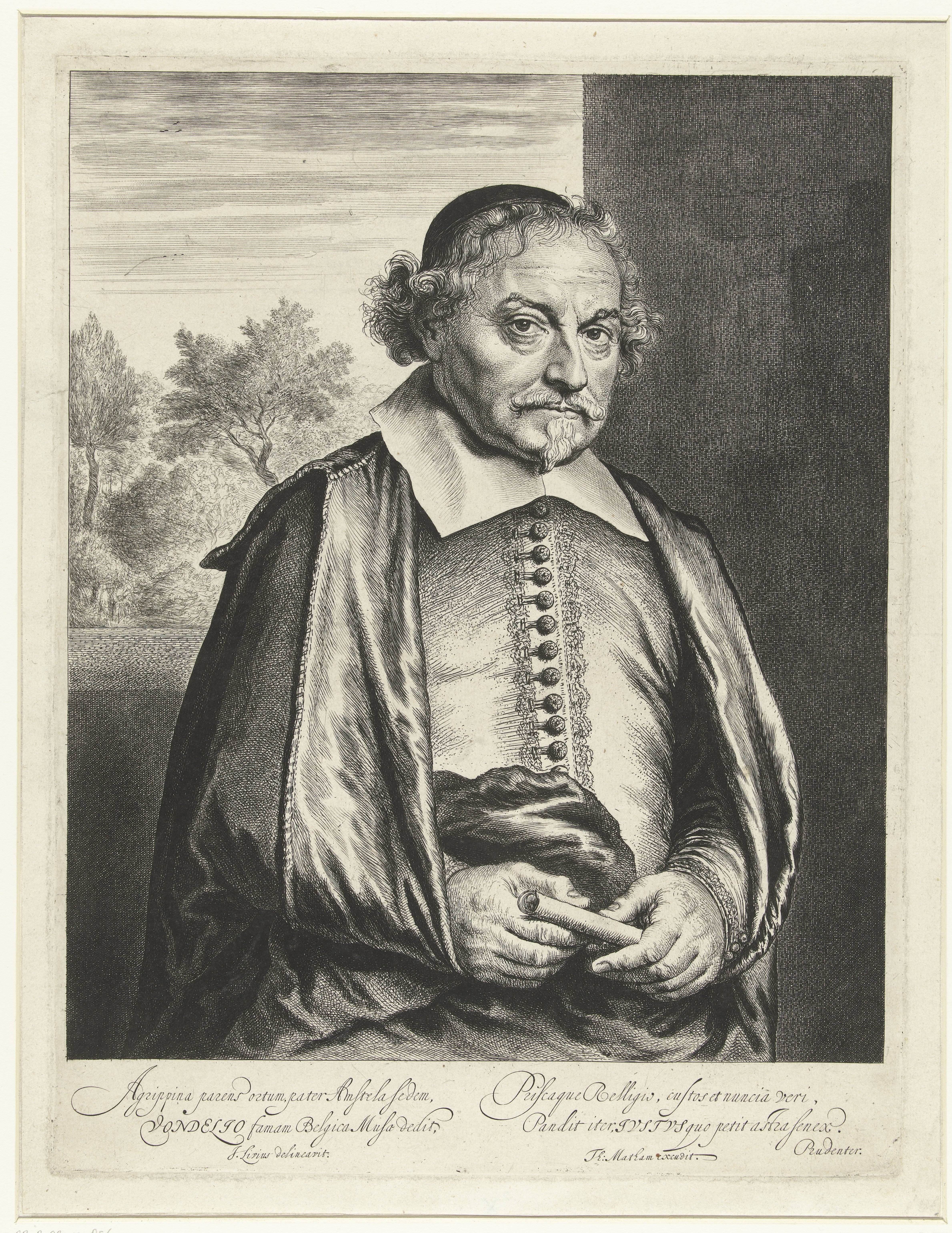 Portret van Joost van den Vondel