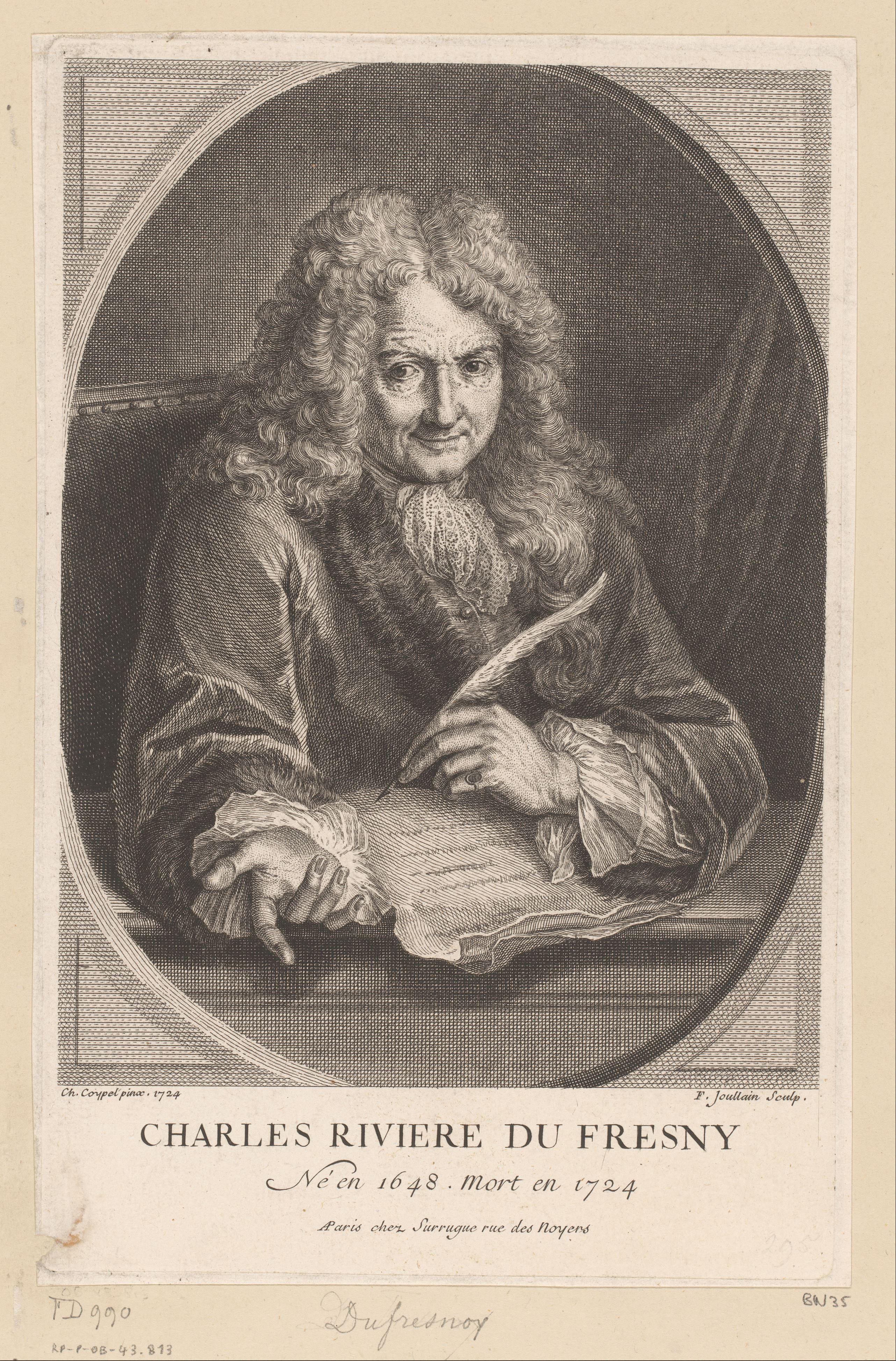 Portret van Charles Dufresny