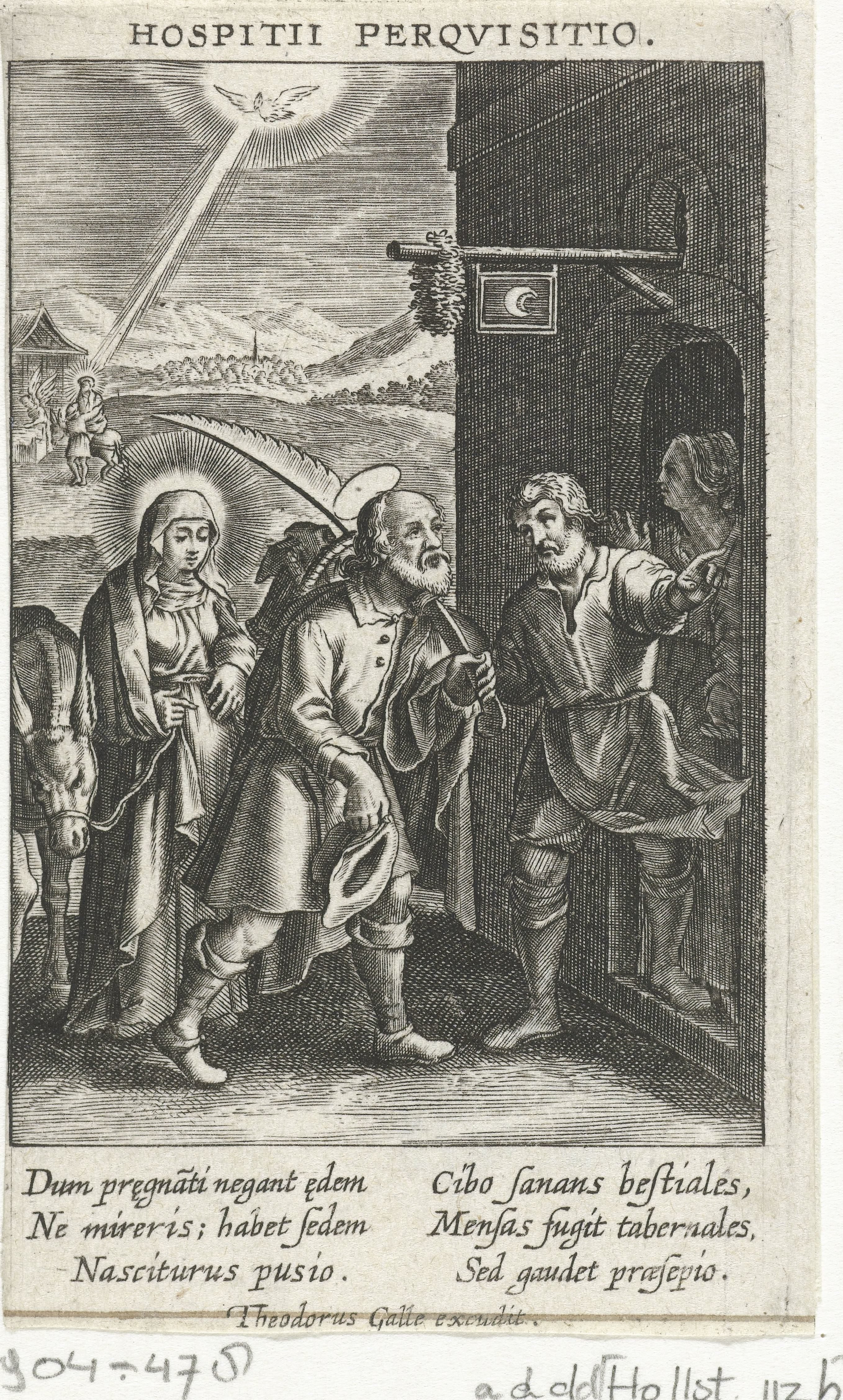 Jozef en Maria worden geweigerd bij de herberg