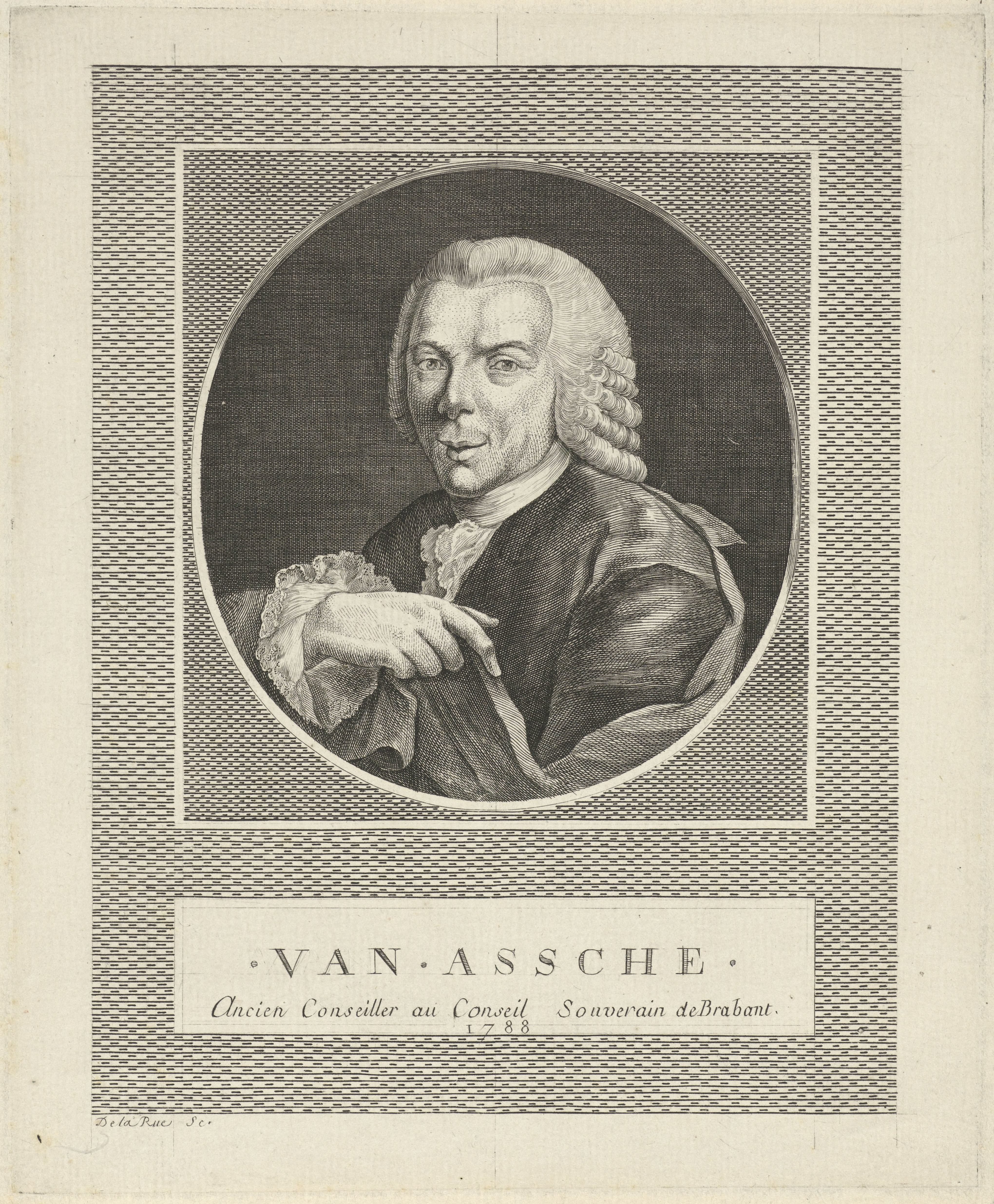 Portret van F.J. van Assche