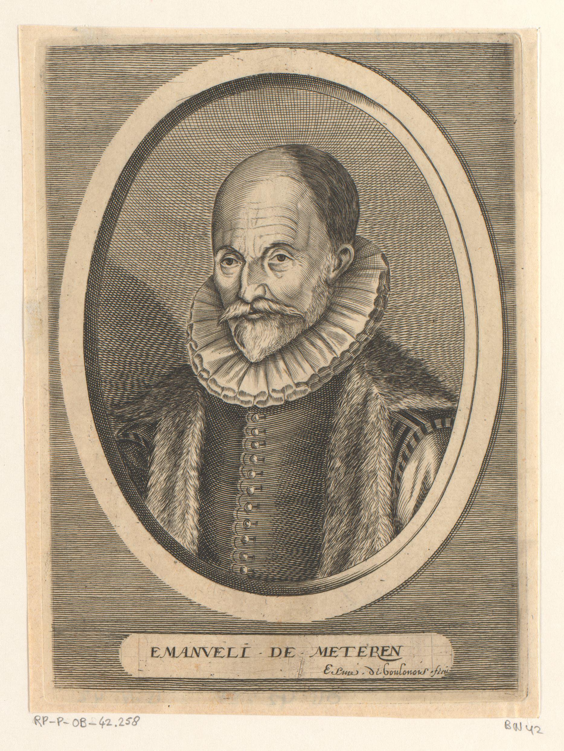 Portret van Emanuel van Meteren