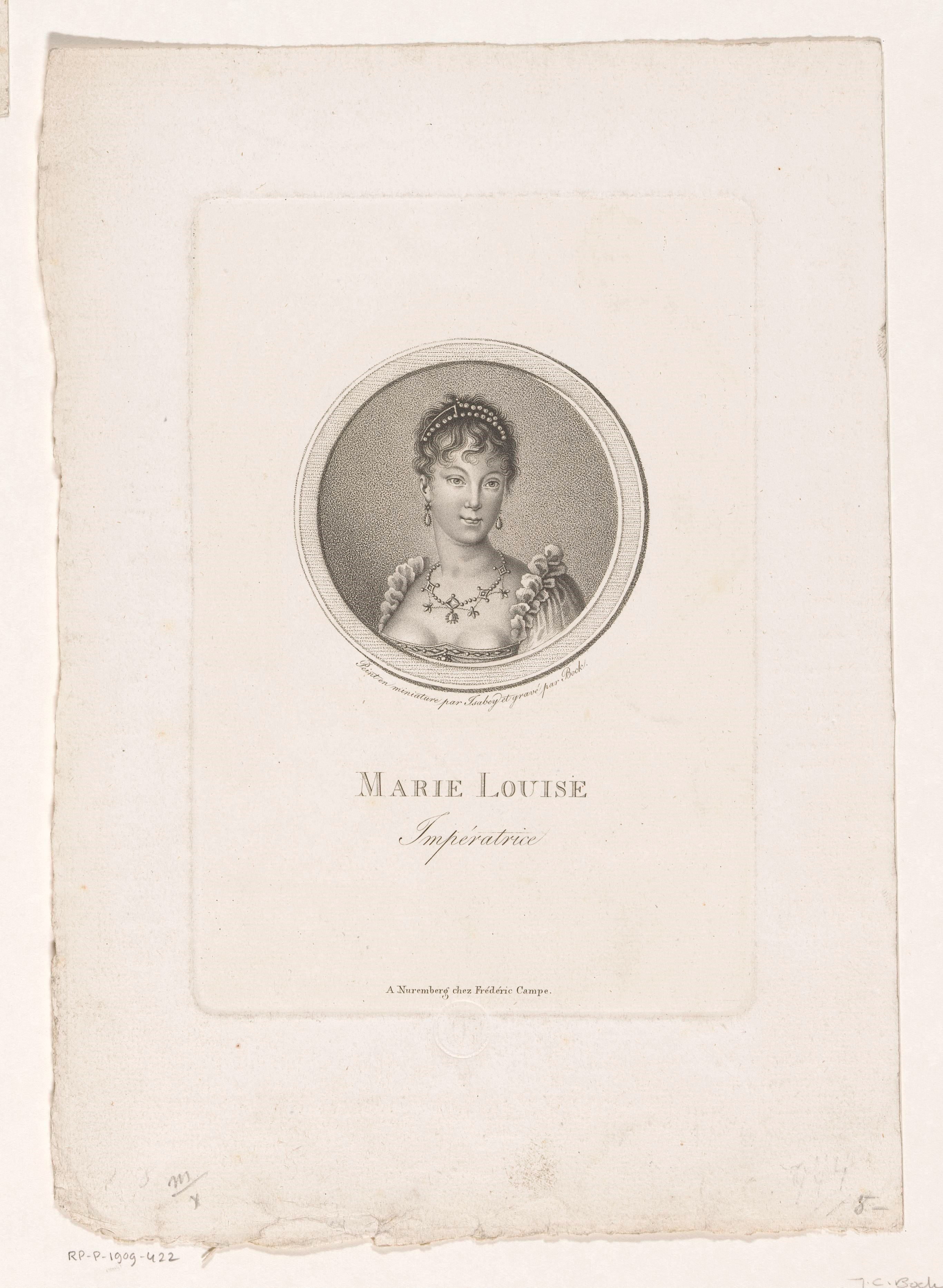 Portret van Marie Louise van Oostenrijk