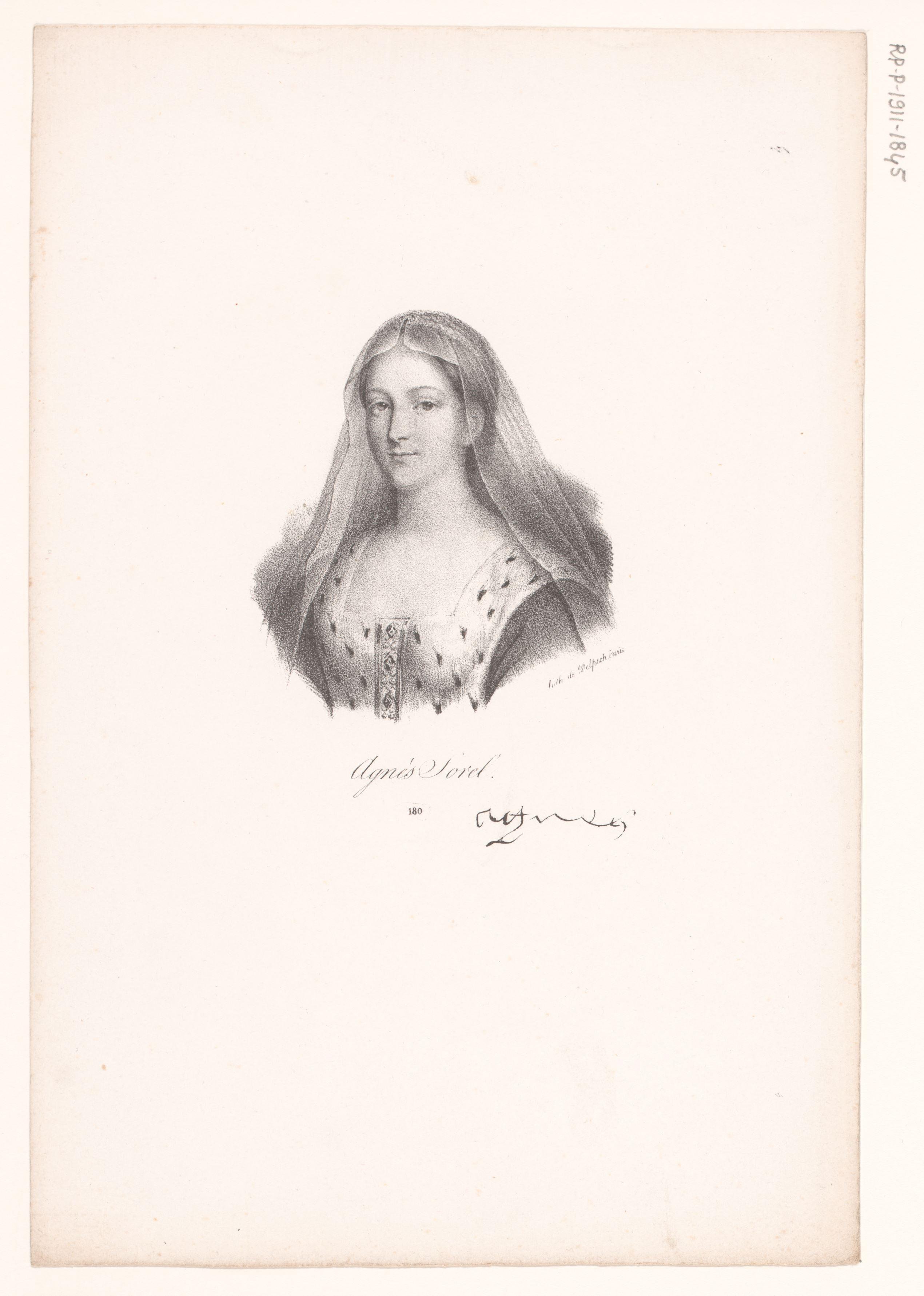 Portret van Agnès Sorel