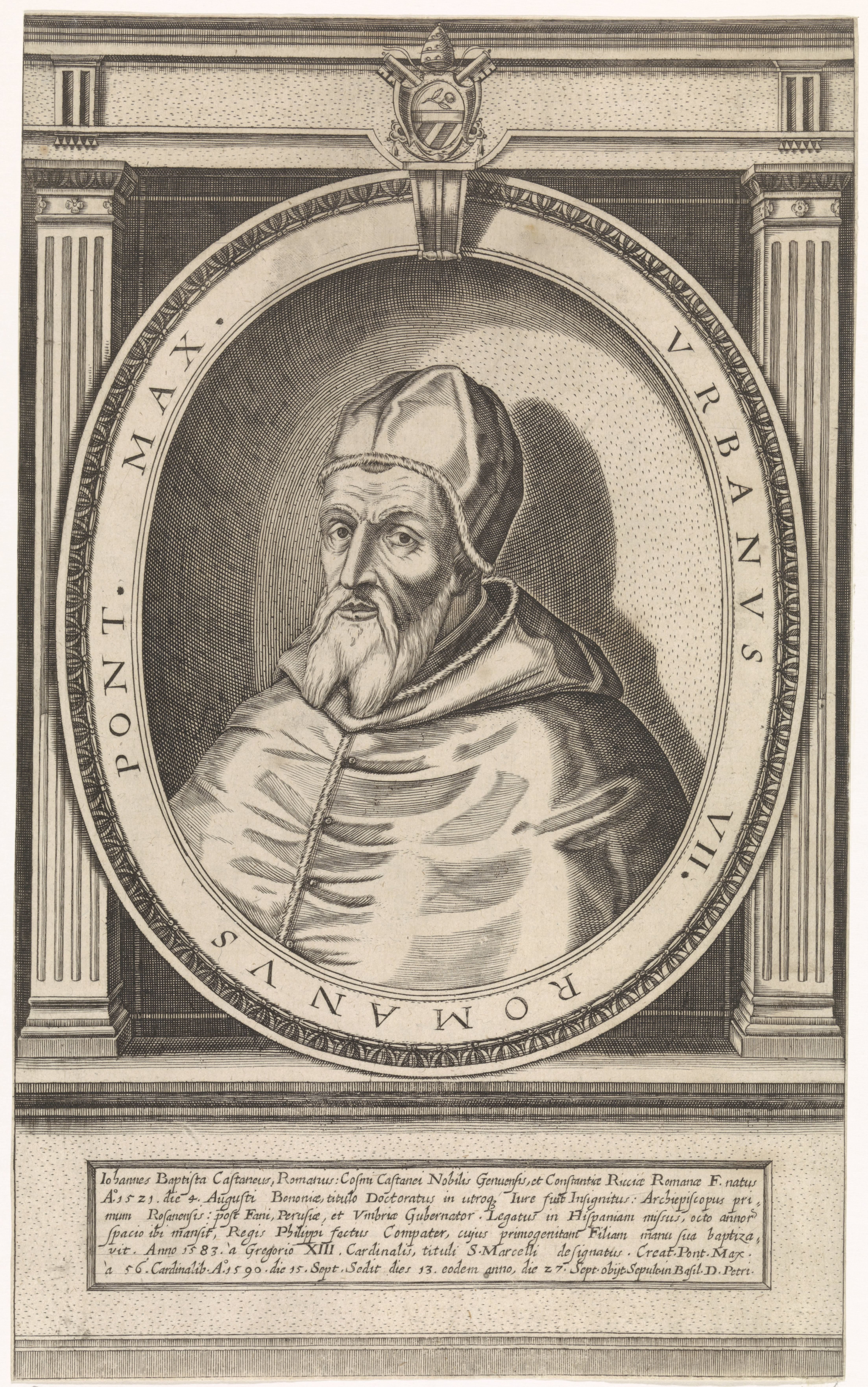 Portret van paus Urbanus VII