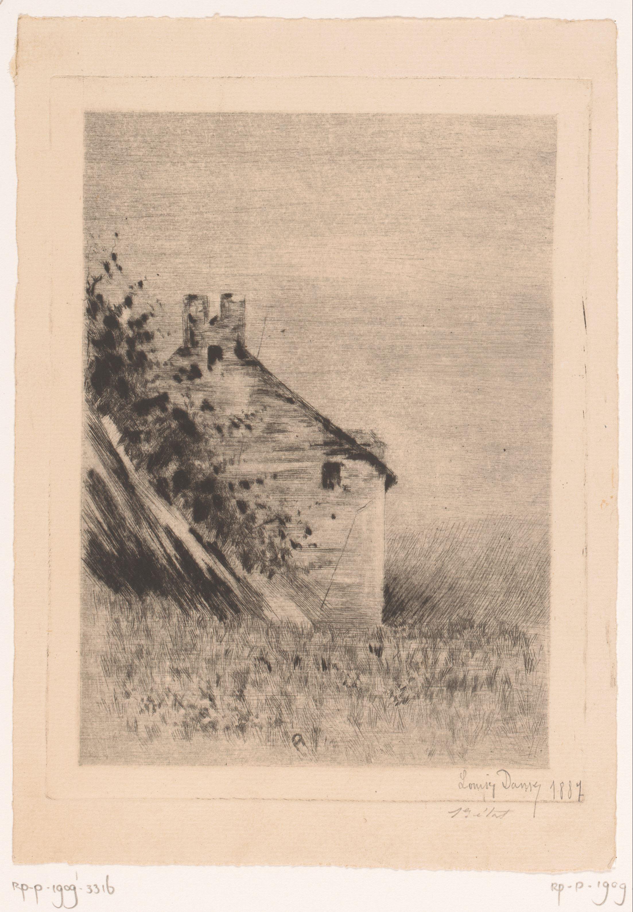 Gebouw in een landschap