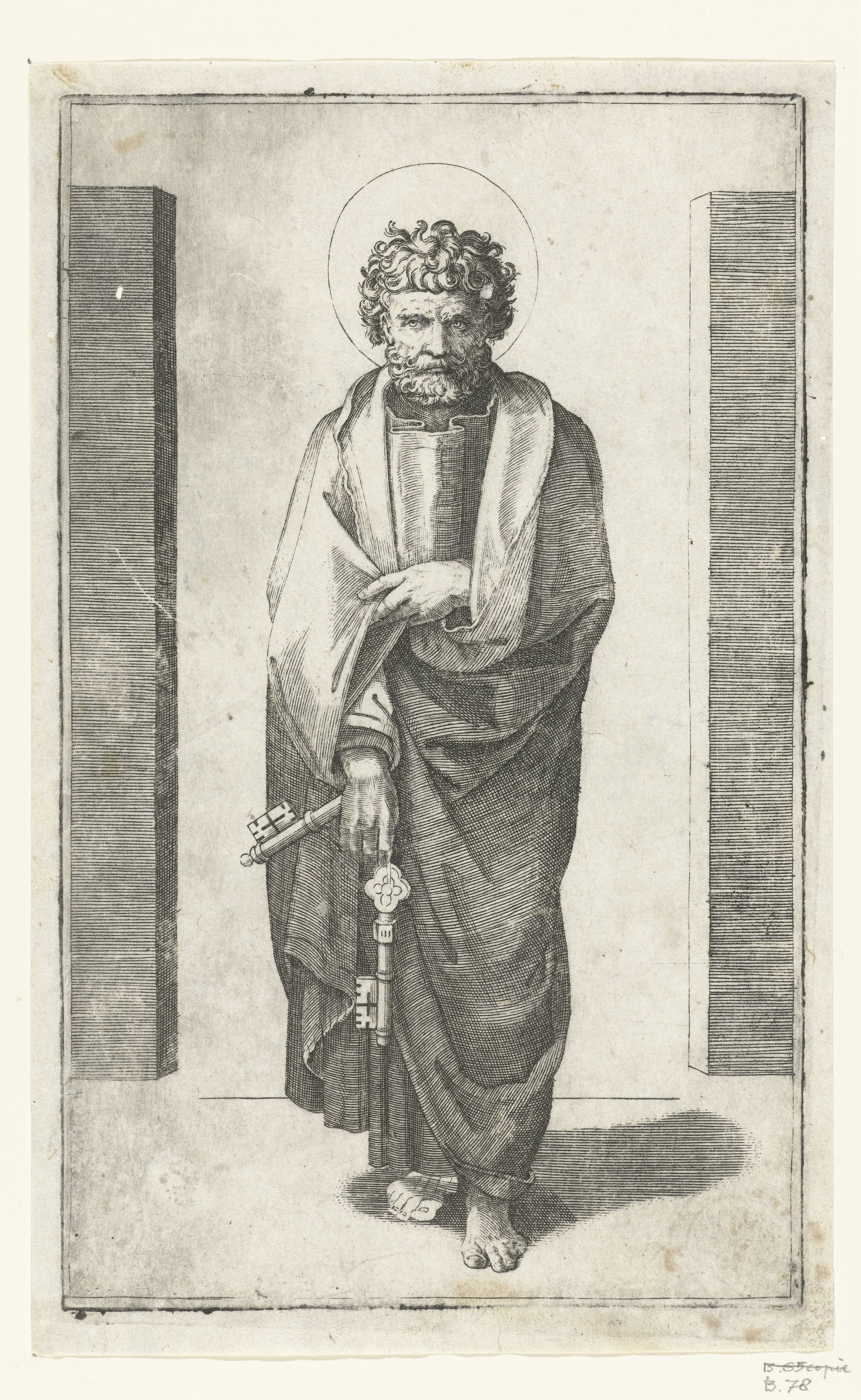 Apostel Petrus met sleutels