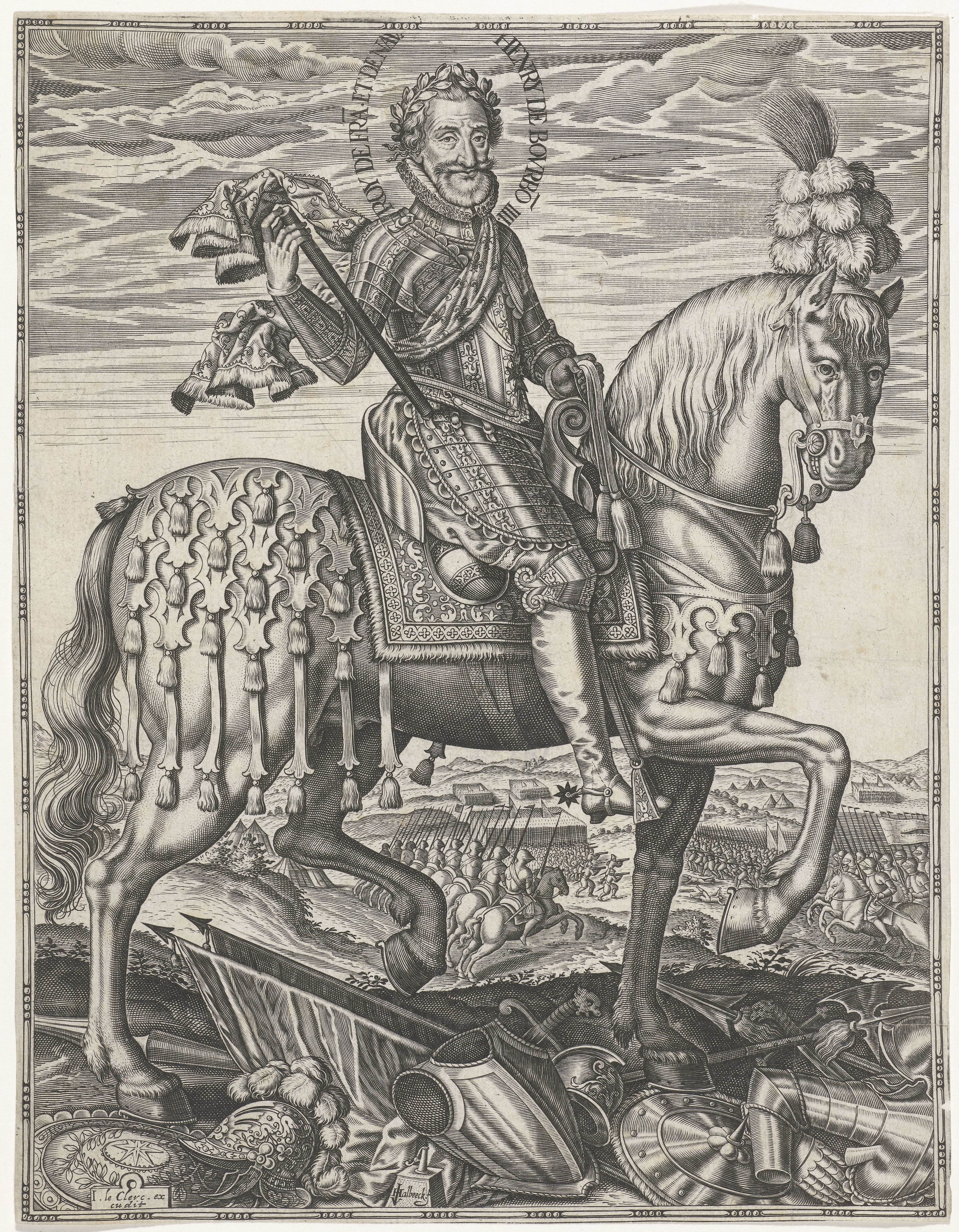 Portret van Hendrik IV, koning van Frankrijk en Navarre