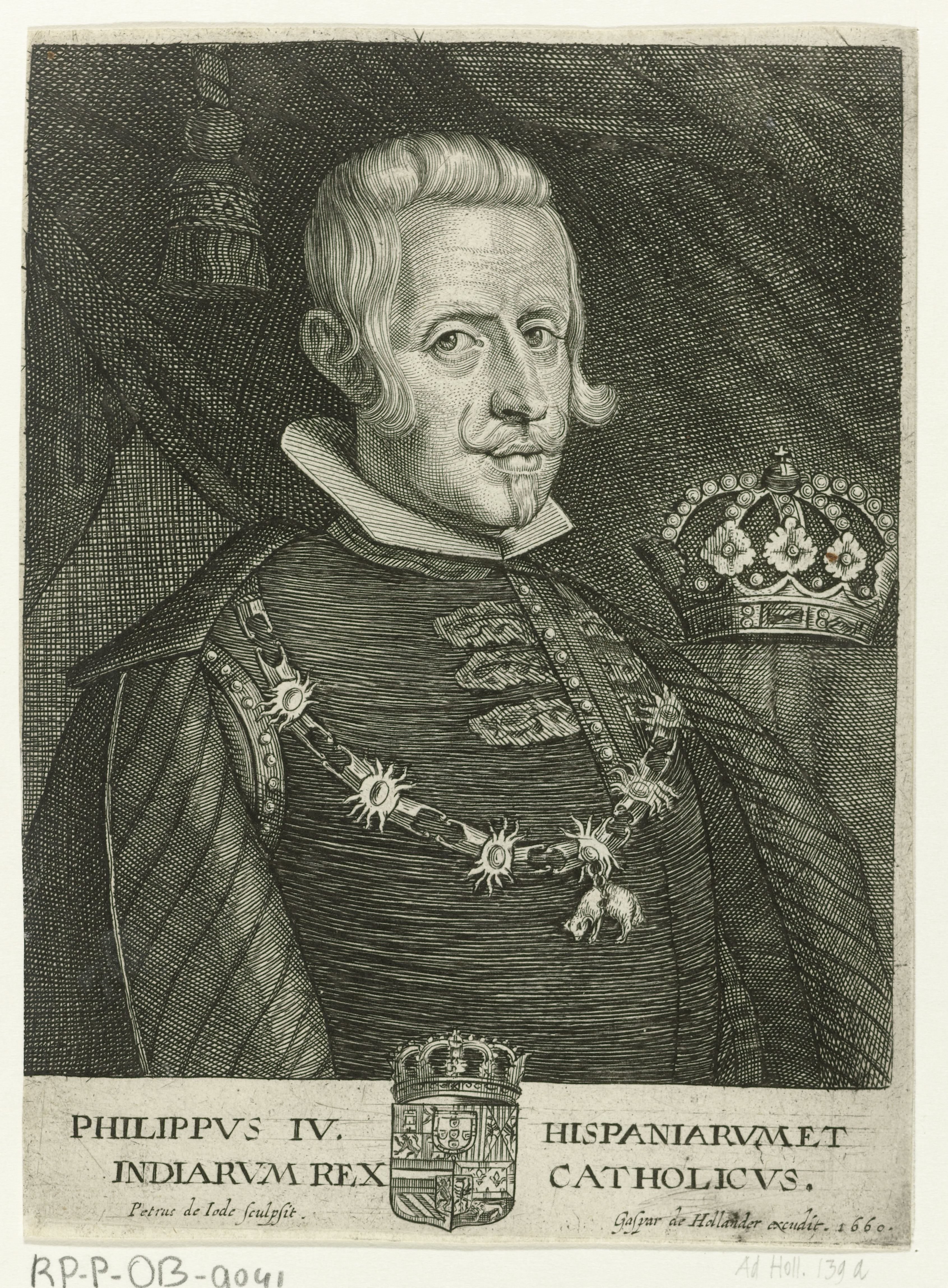 Busteportret van Filips IV, koning van Spanje