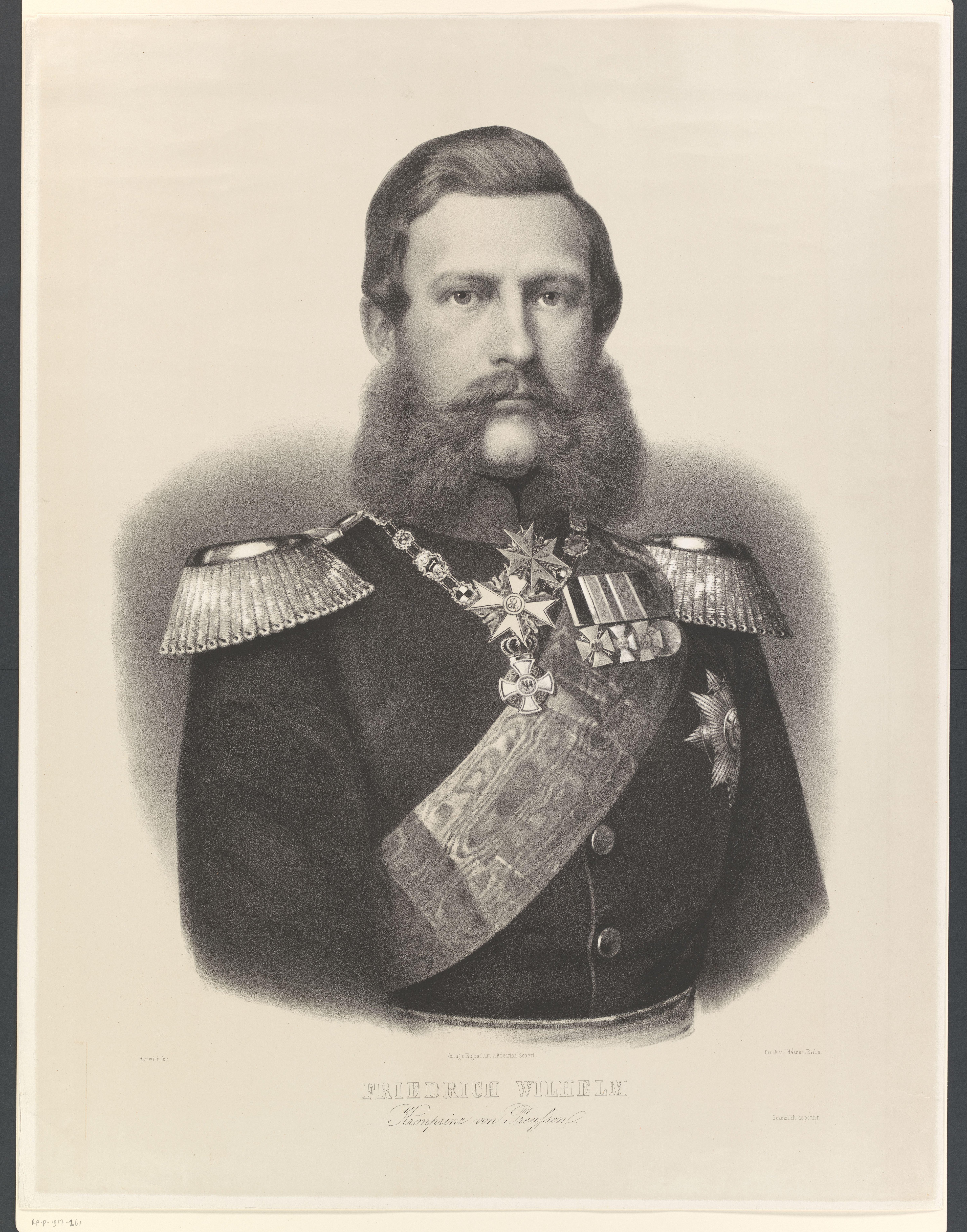 Portret van Frederik III, keizer van Duitsland