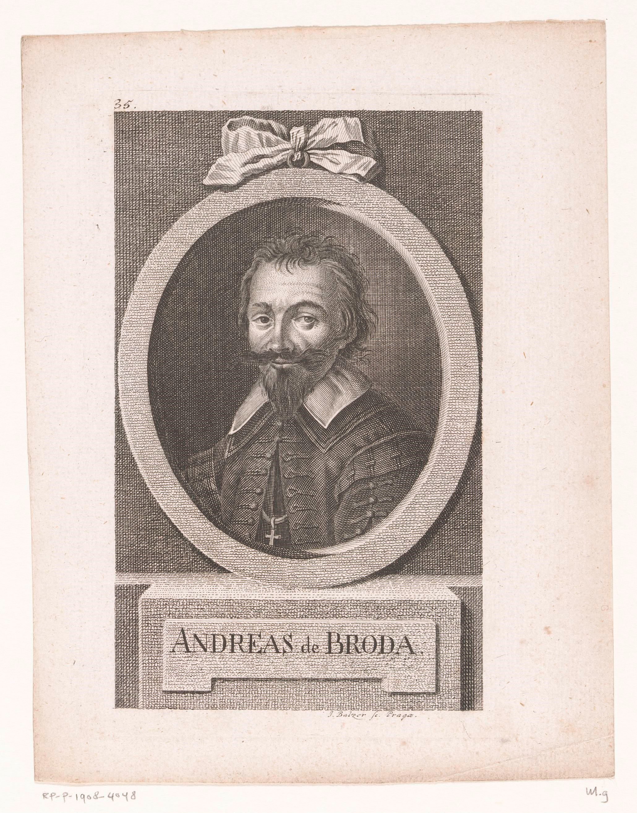 Portret van Andreas Broda