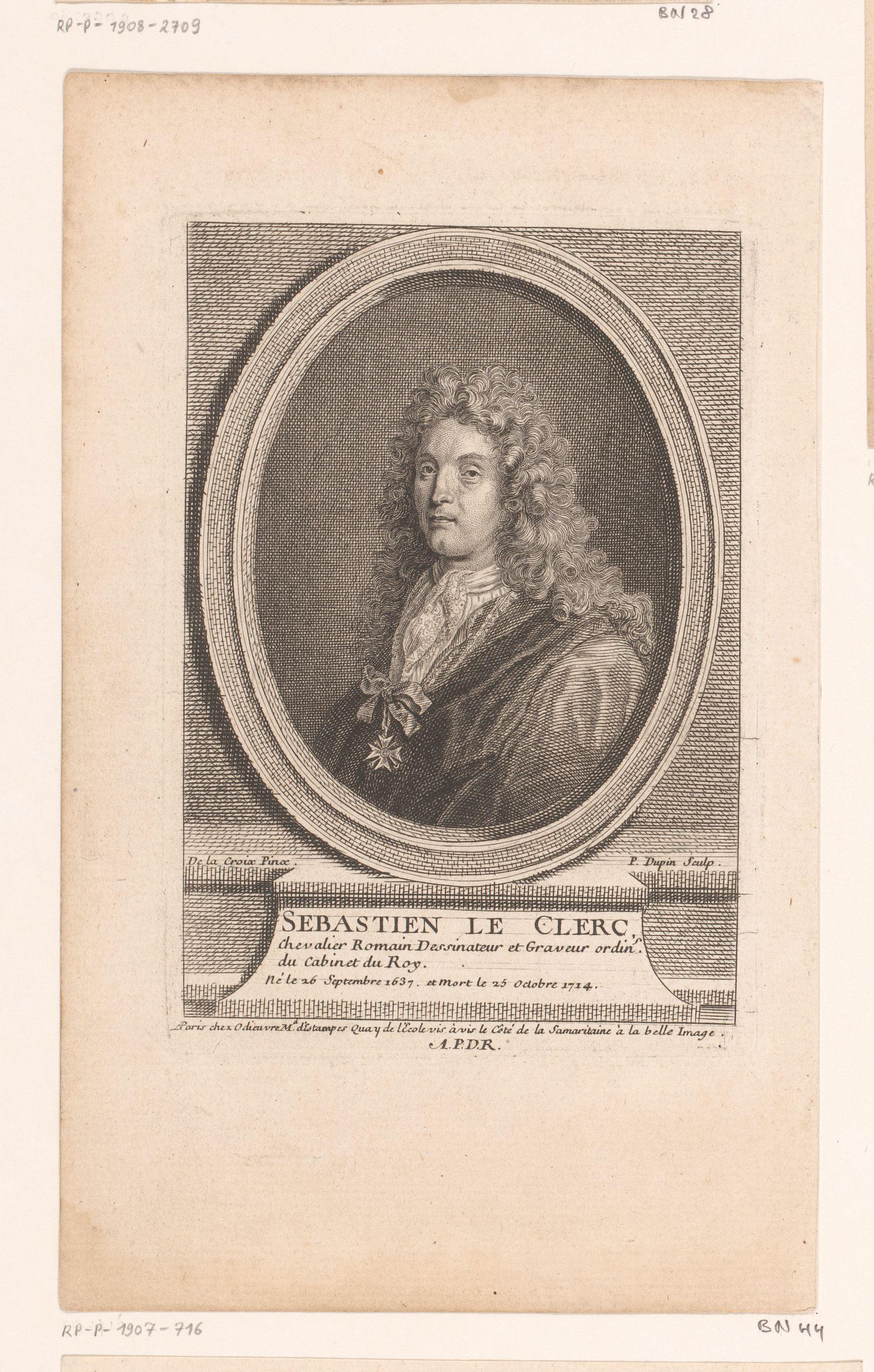 Portret van Sébastien Leclerc