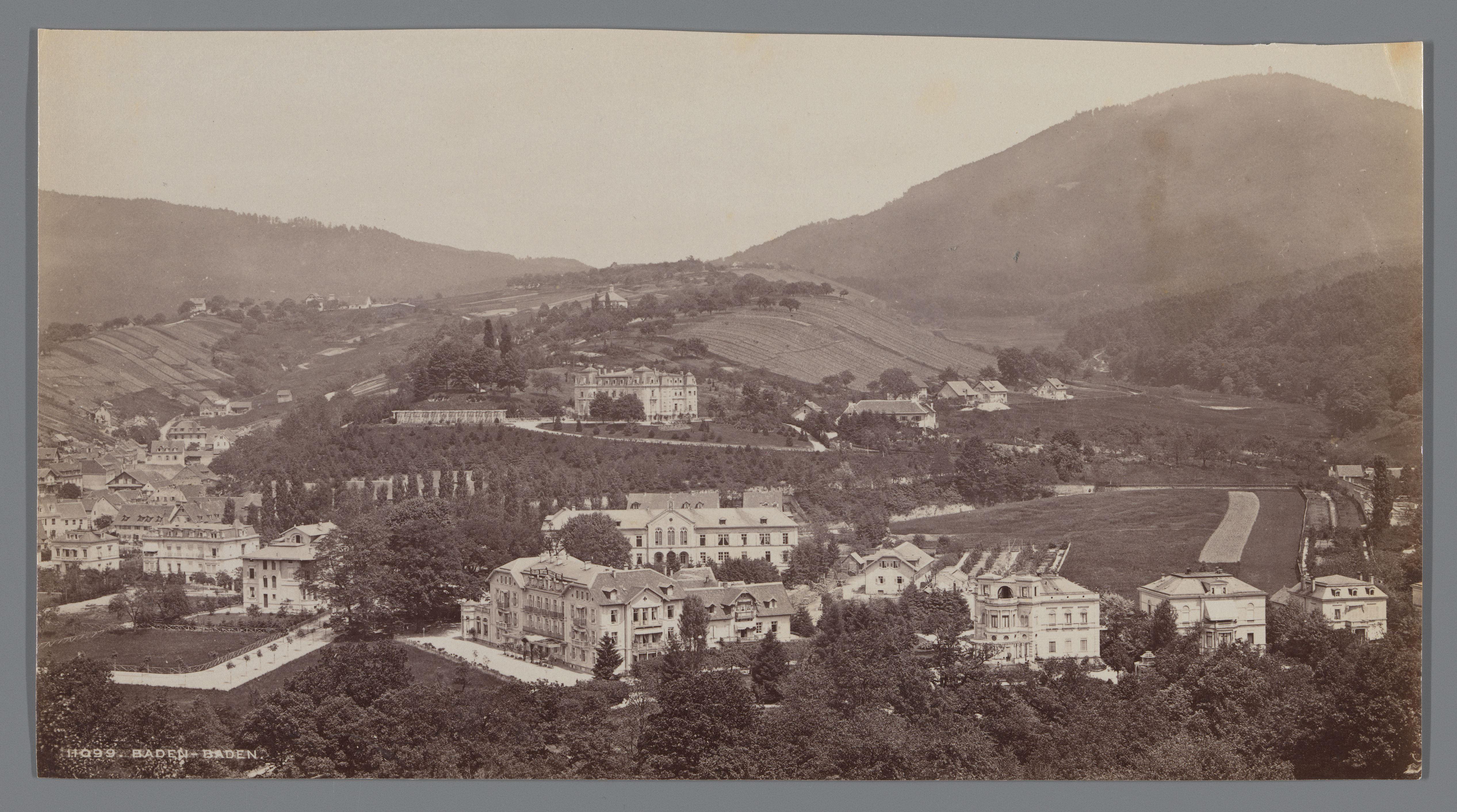 Gezicht op Baden-Baden