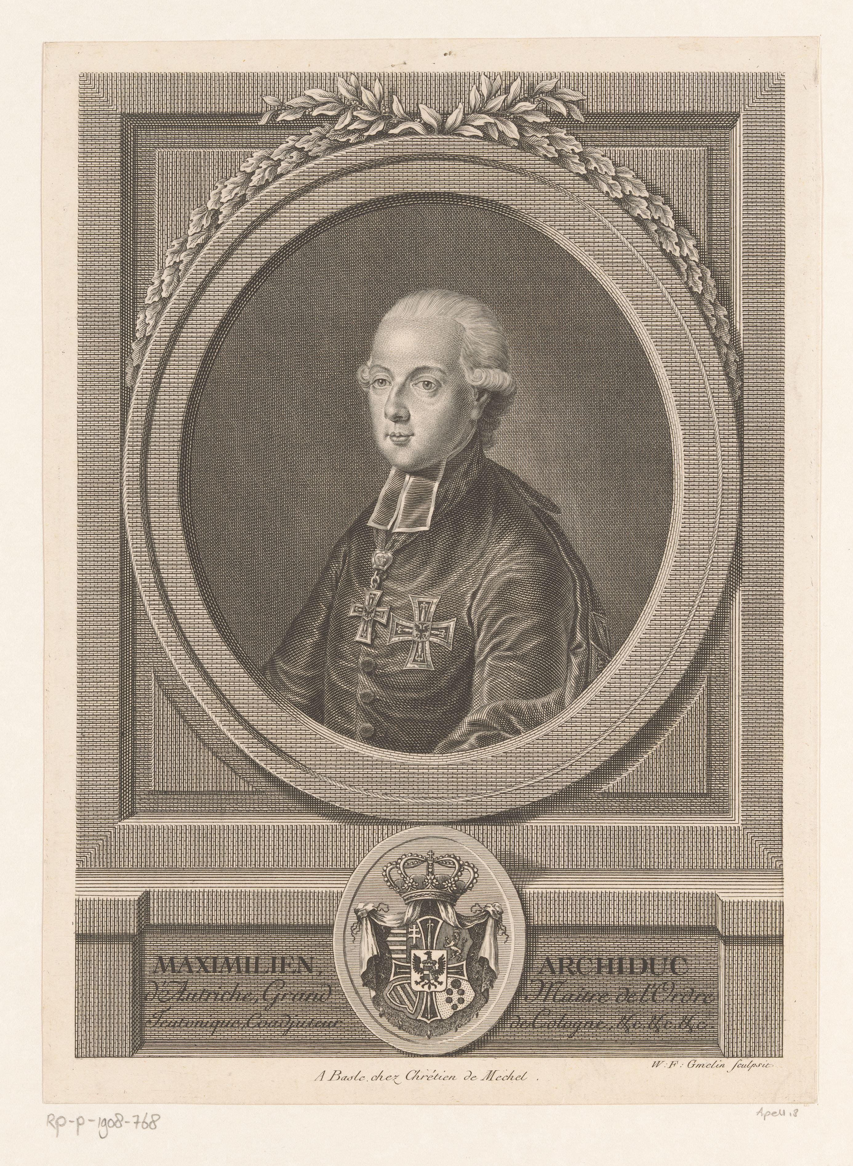 Portret van Maximilian Franz