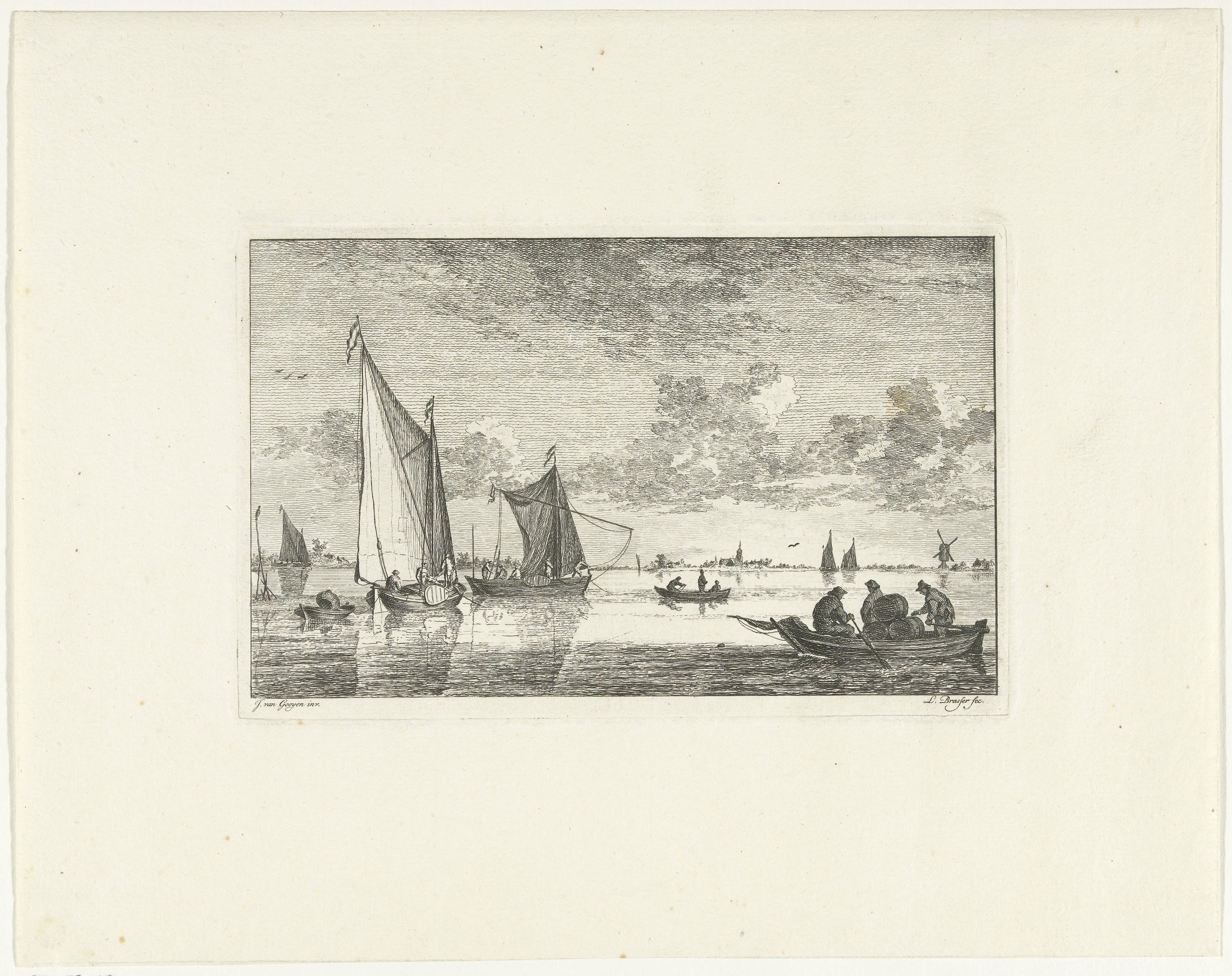 Boten op het water