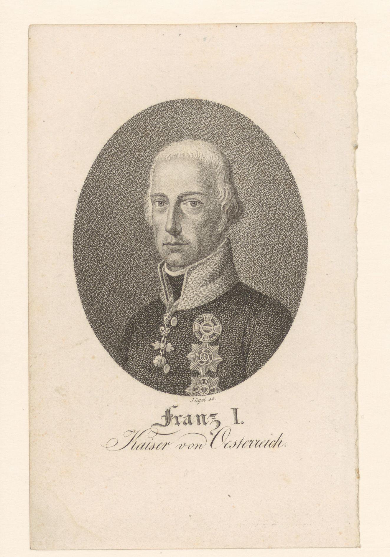 Portret van Frans II Josef Karel, Rooms-Duits keizer