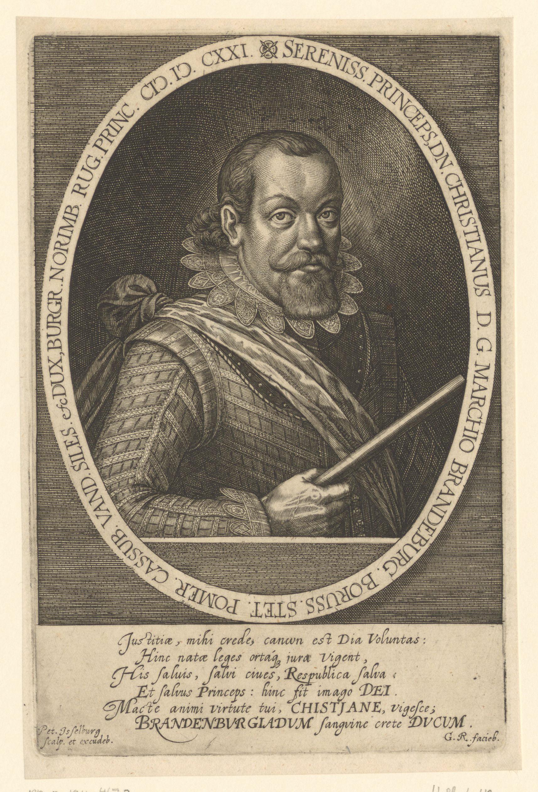 Portret van Christian von Brandenburg