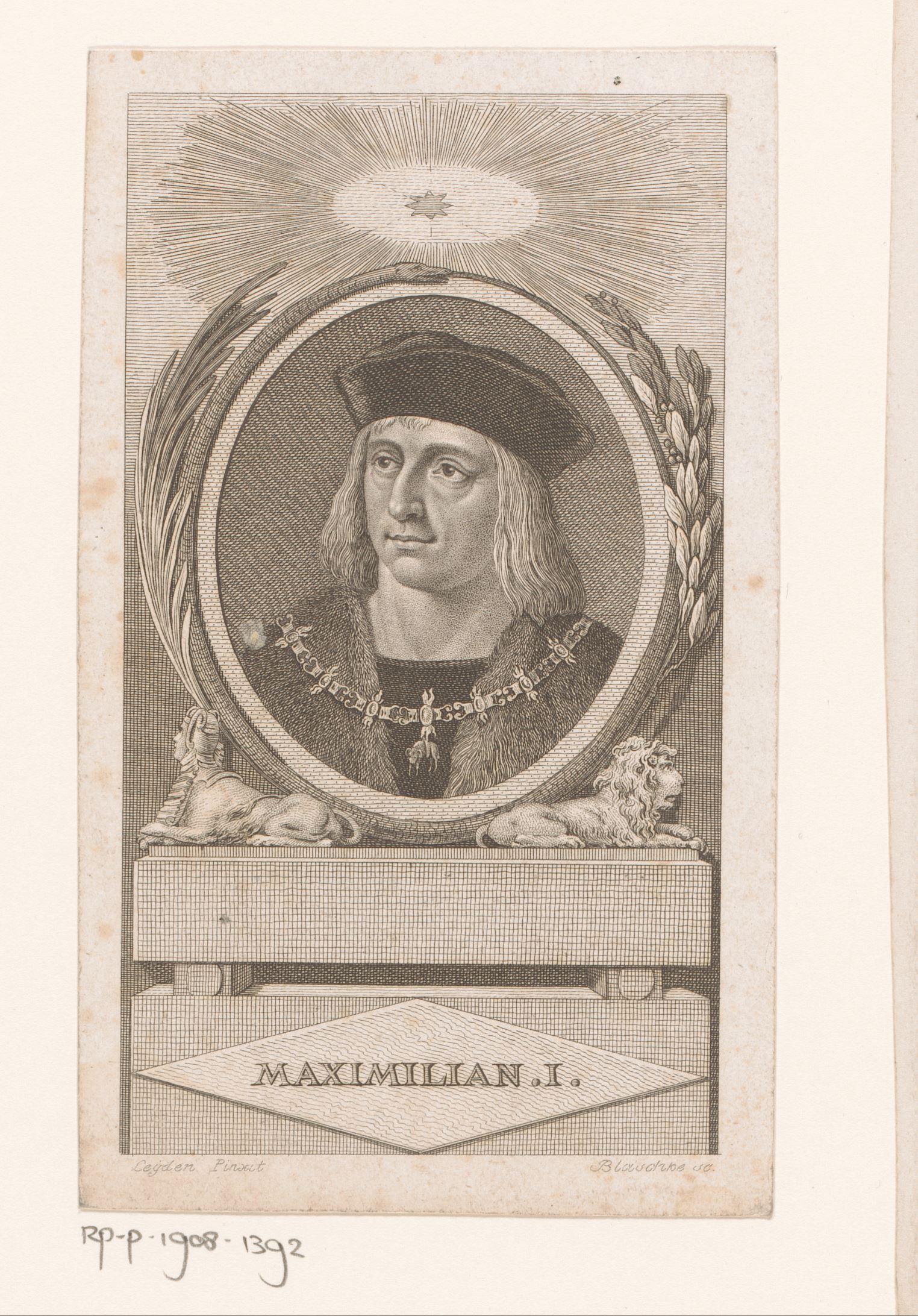 Portret van keizer Maximiliaan I