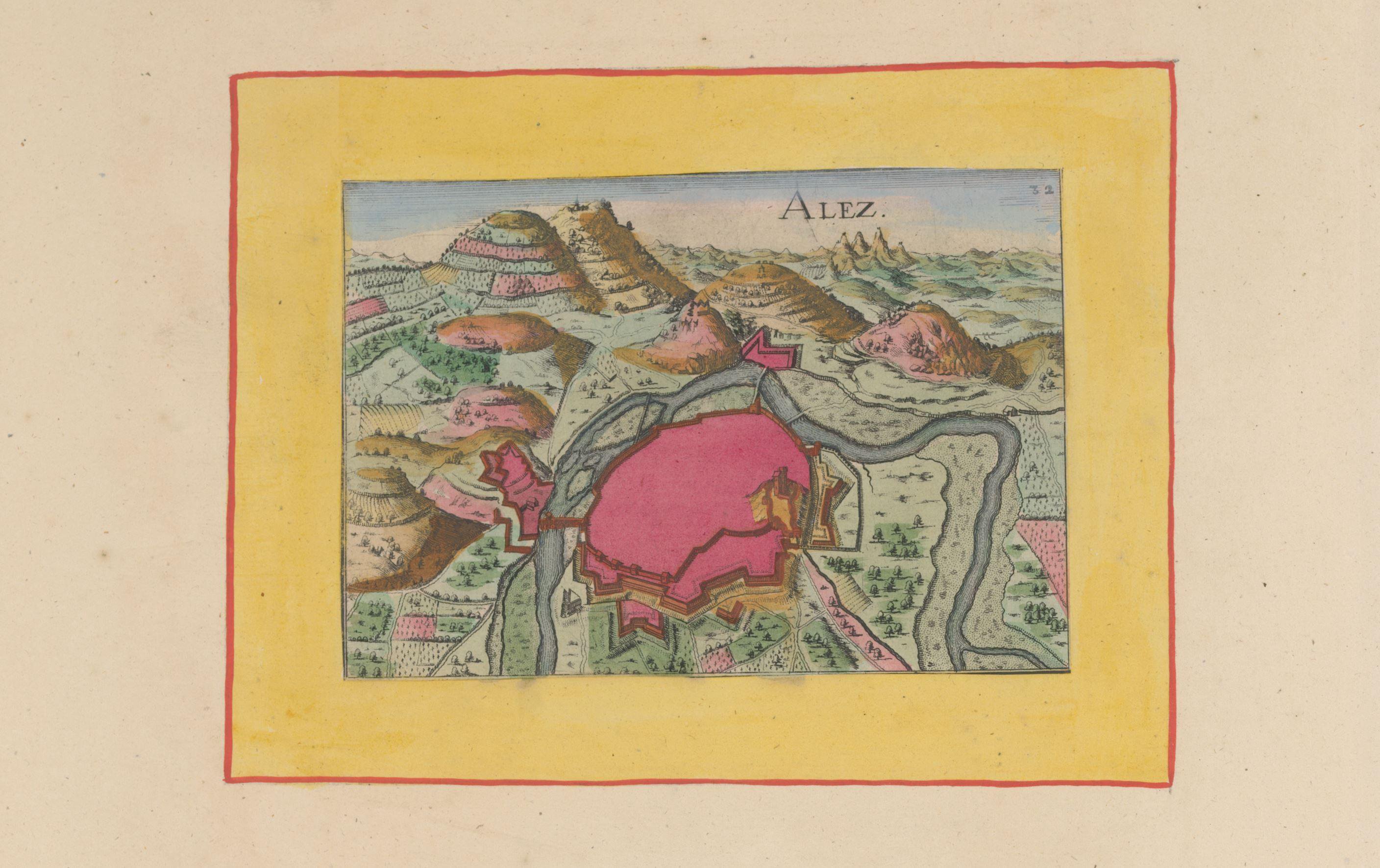 Gezicht op Alès