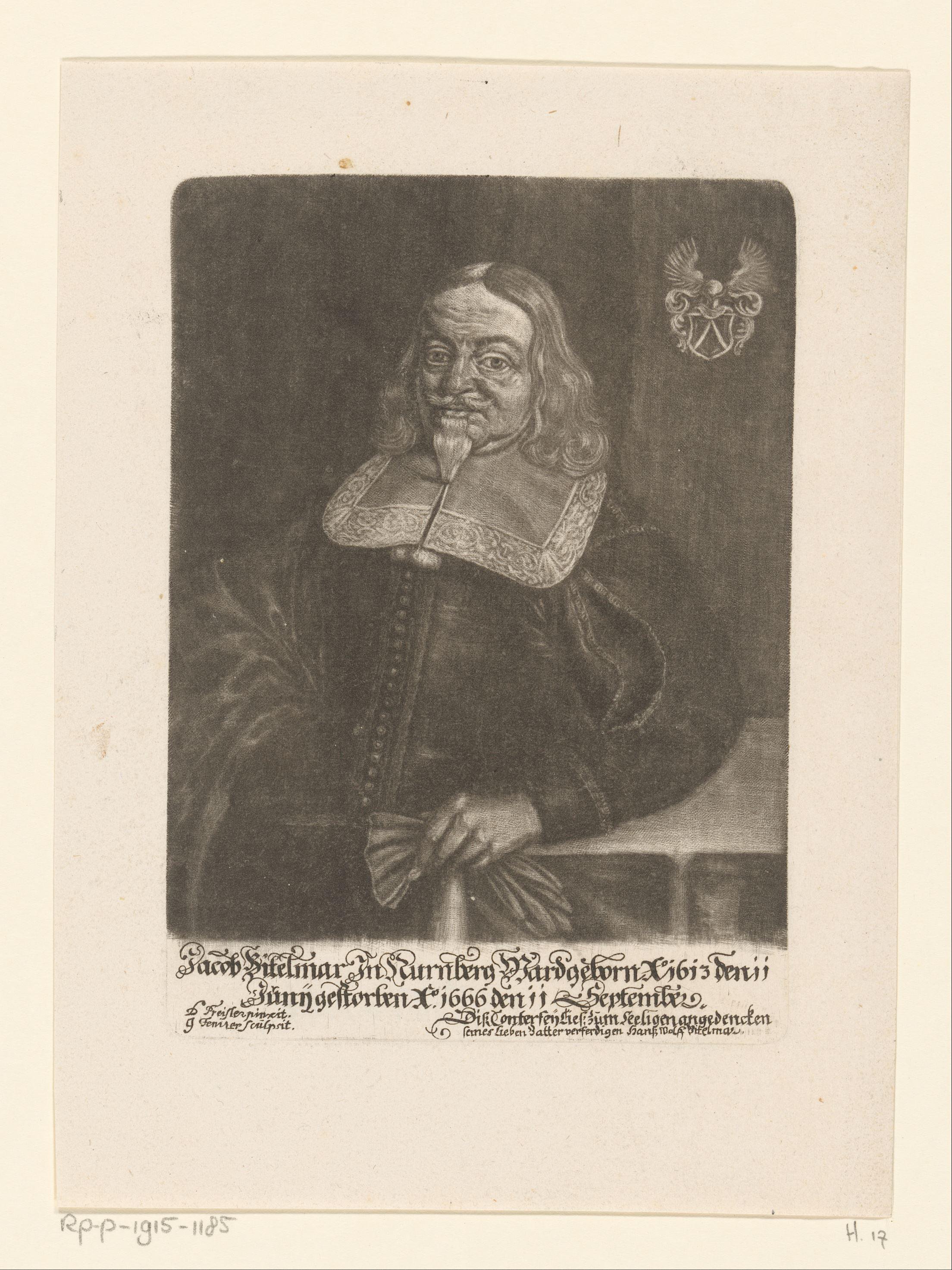 Portret van Jakob Bitelmar