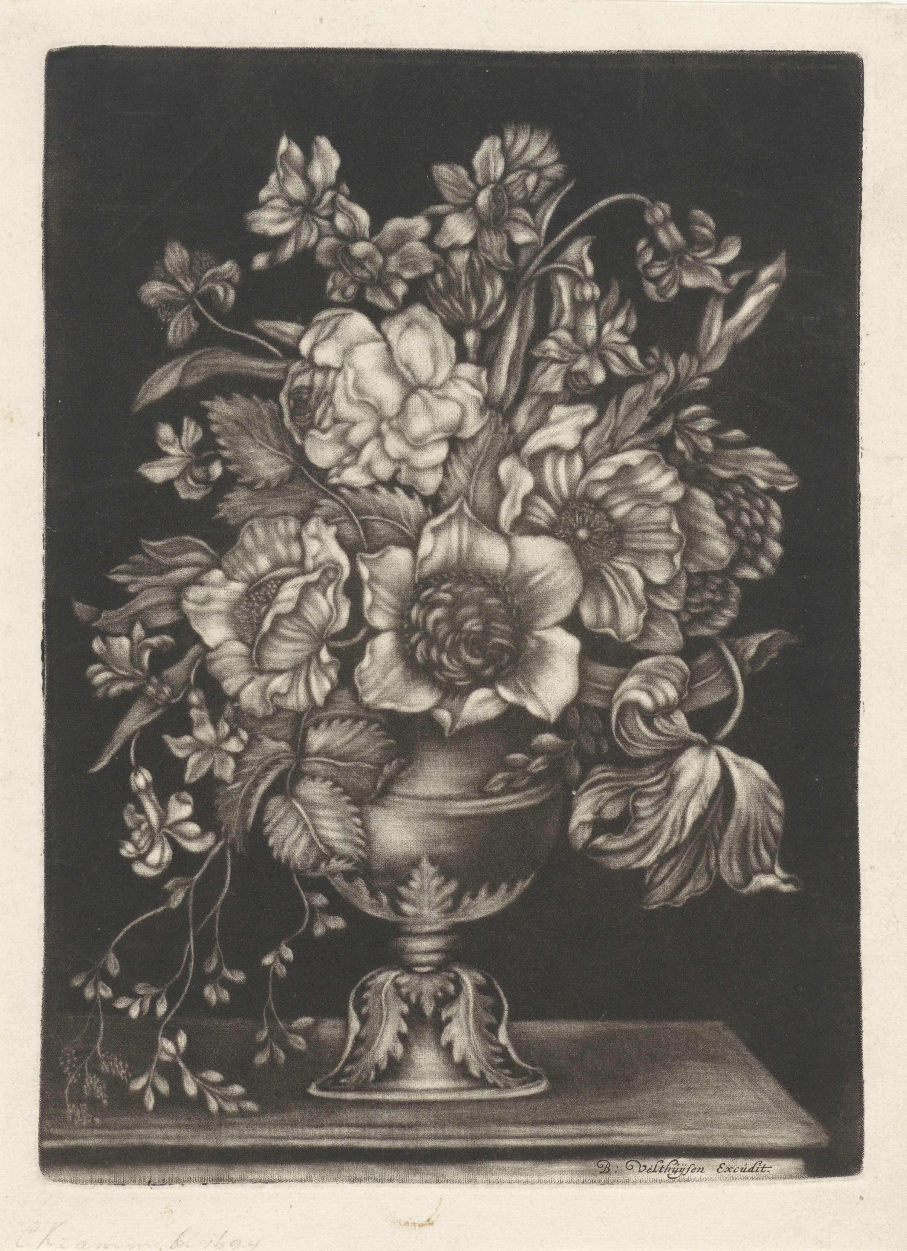 Vaas met bloemen