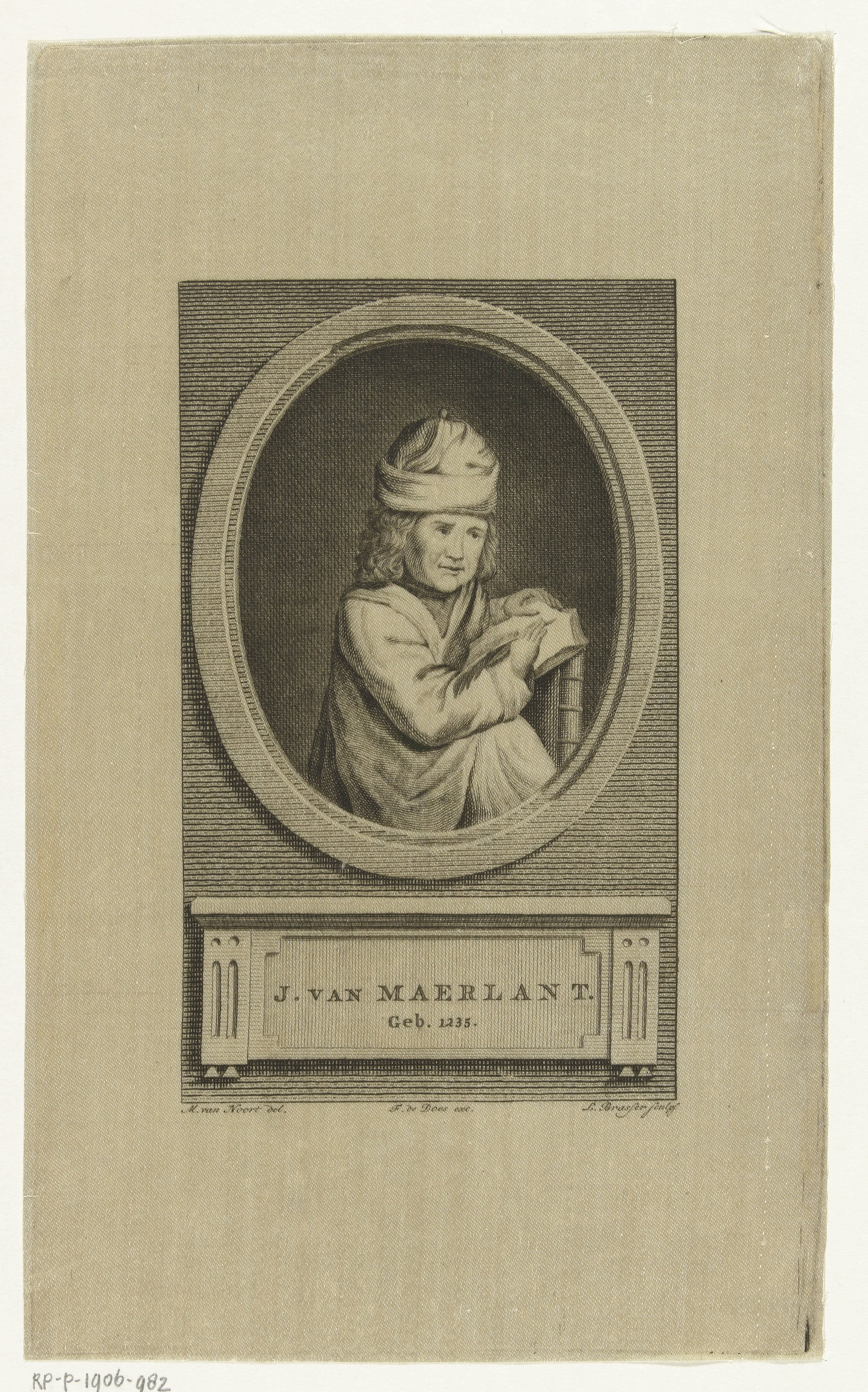 Portret van Jacob van Maerlant