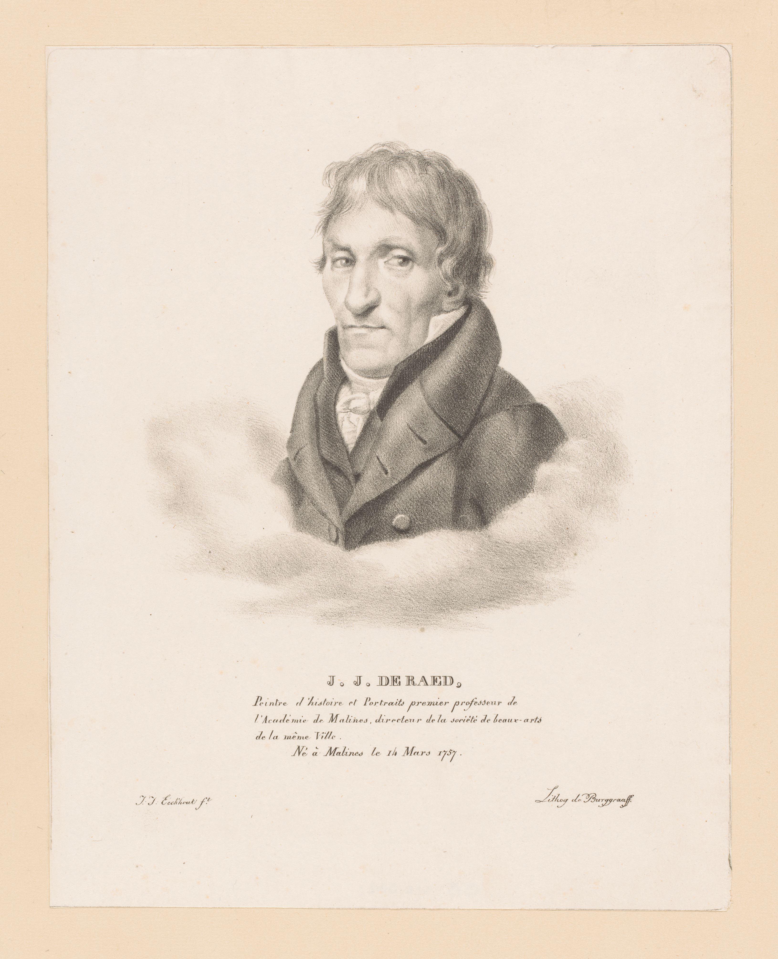 Portret van Jacques Jean de Raedt