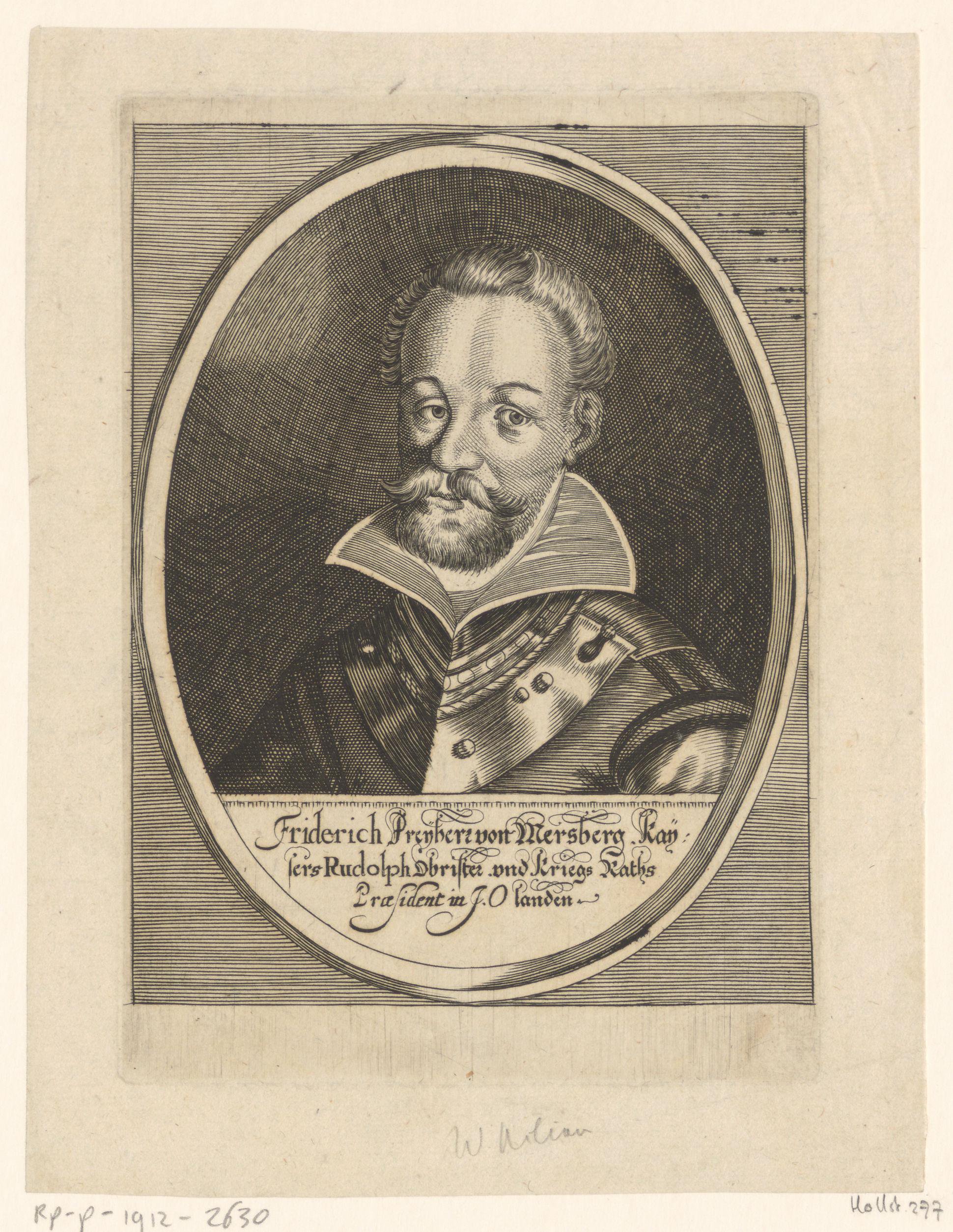 Portret van Friedrich von Mersberg