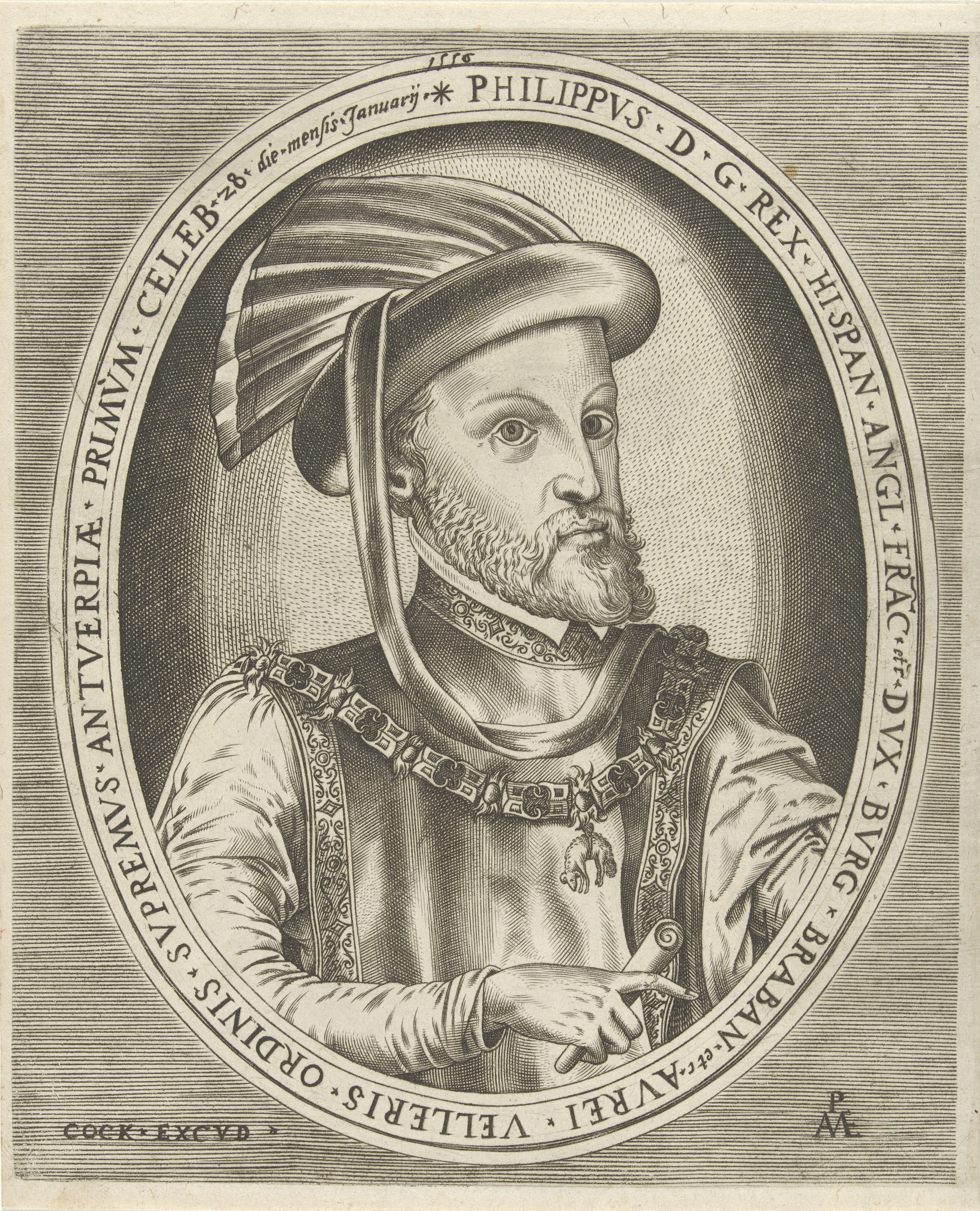 Portret van Filips II, koning van Spanje