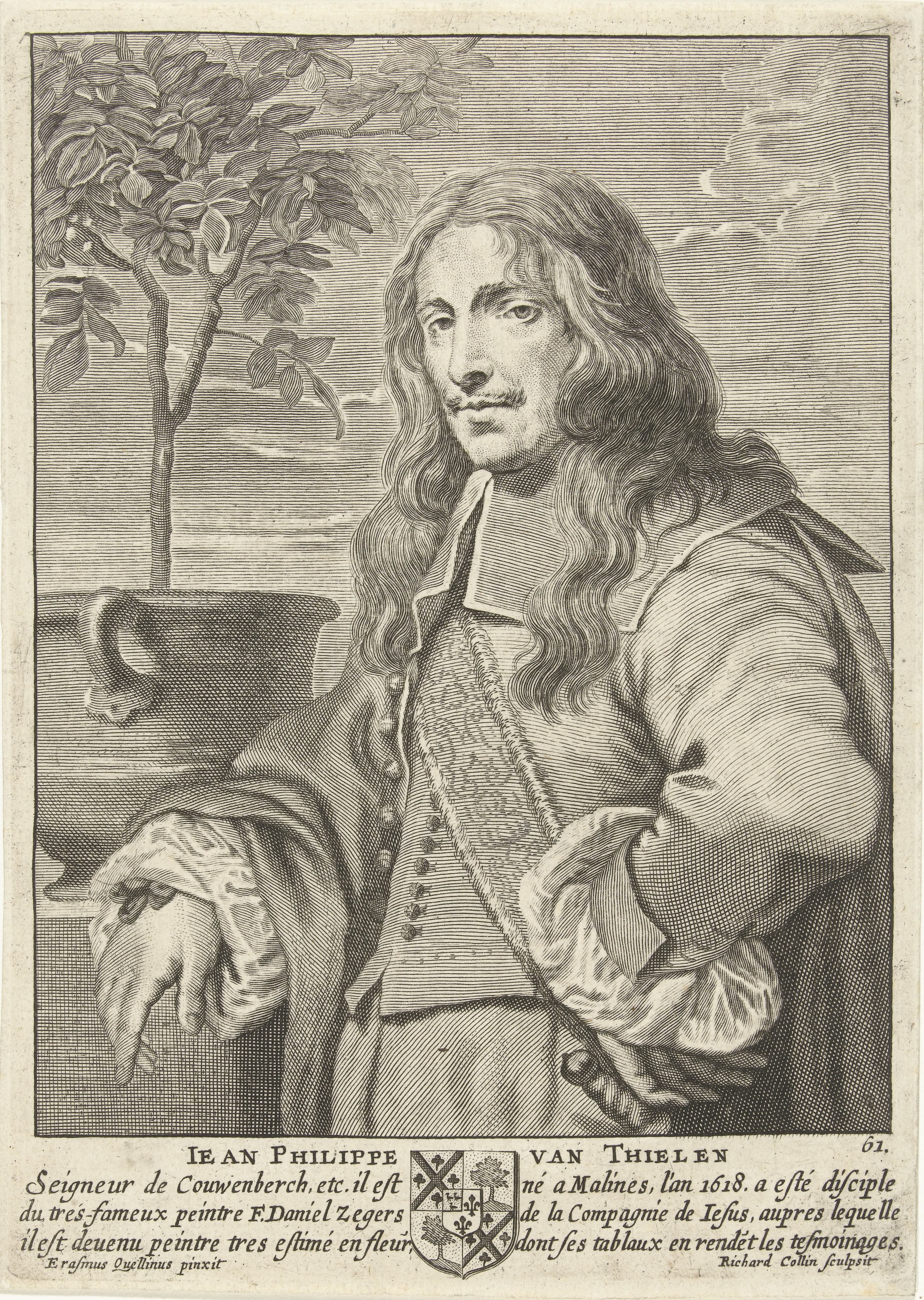 Portret van Jan Philip van Thielen