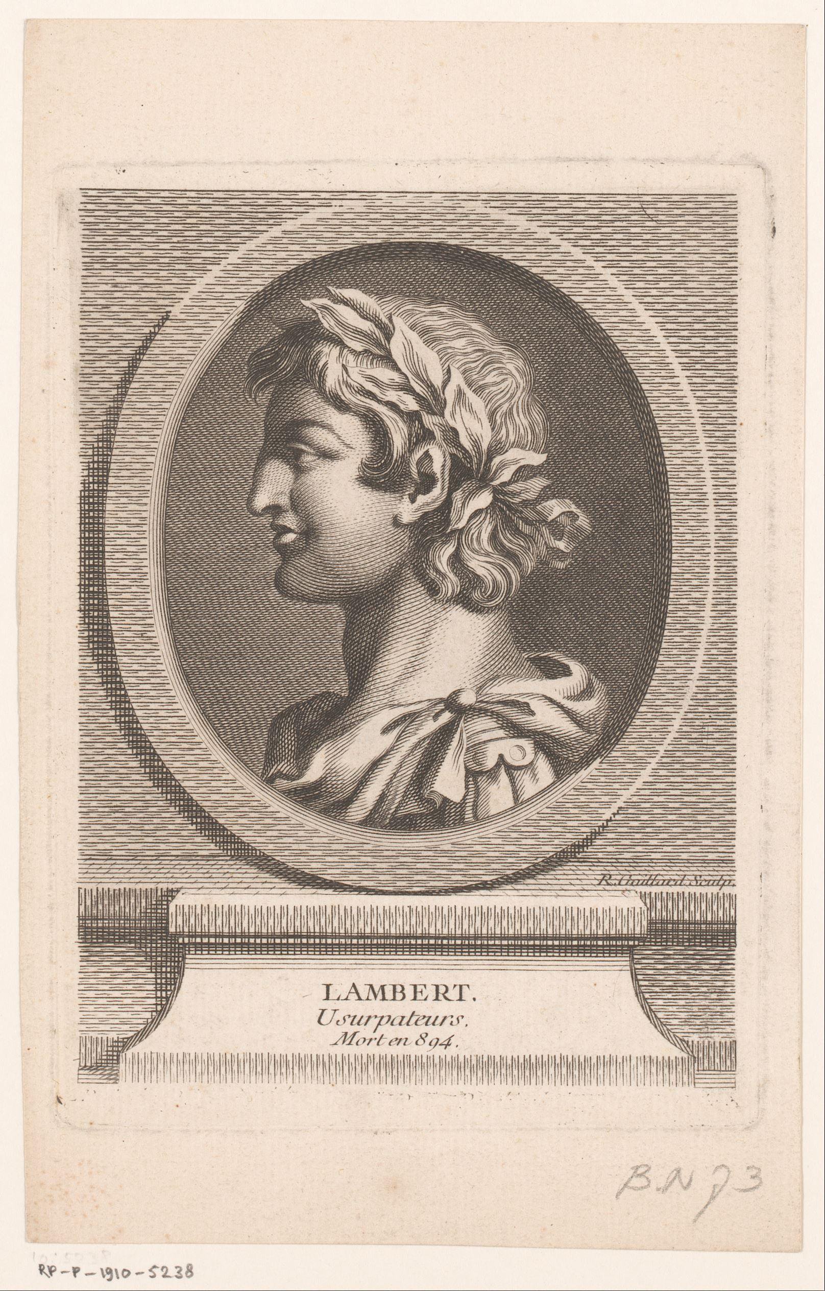 Portret van Lambert II van Spoleto