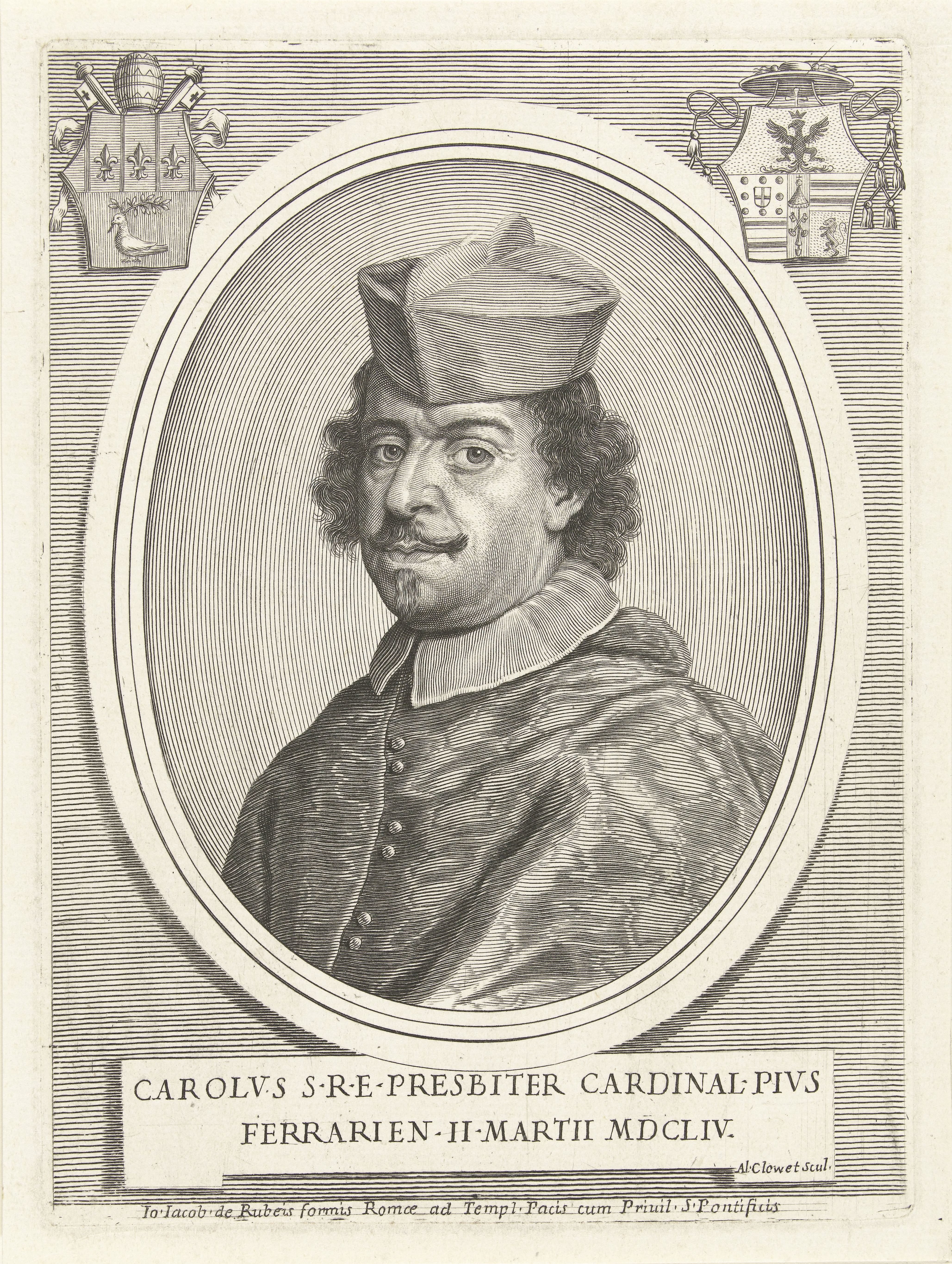 Portret van kardinaal Carlo Pio