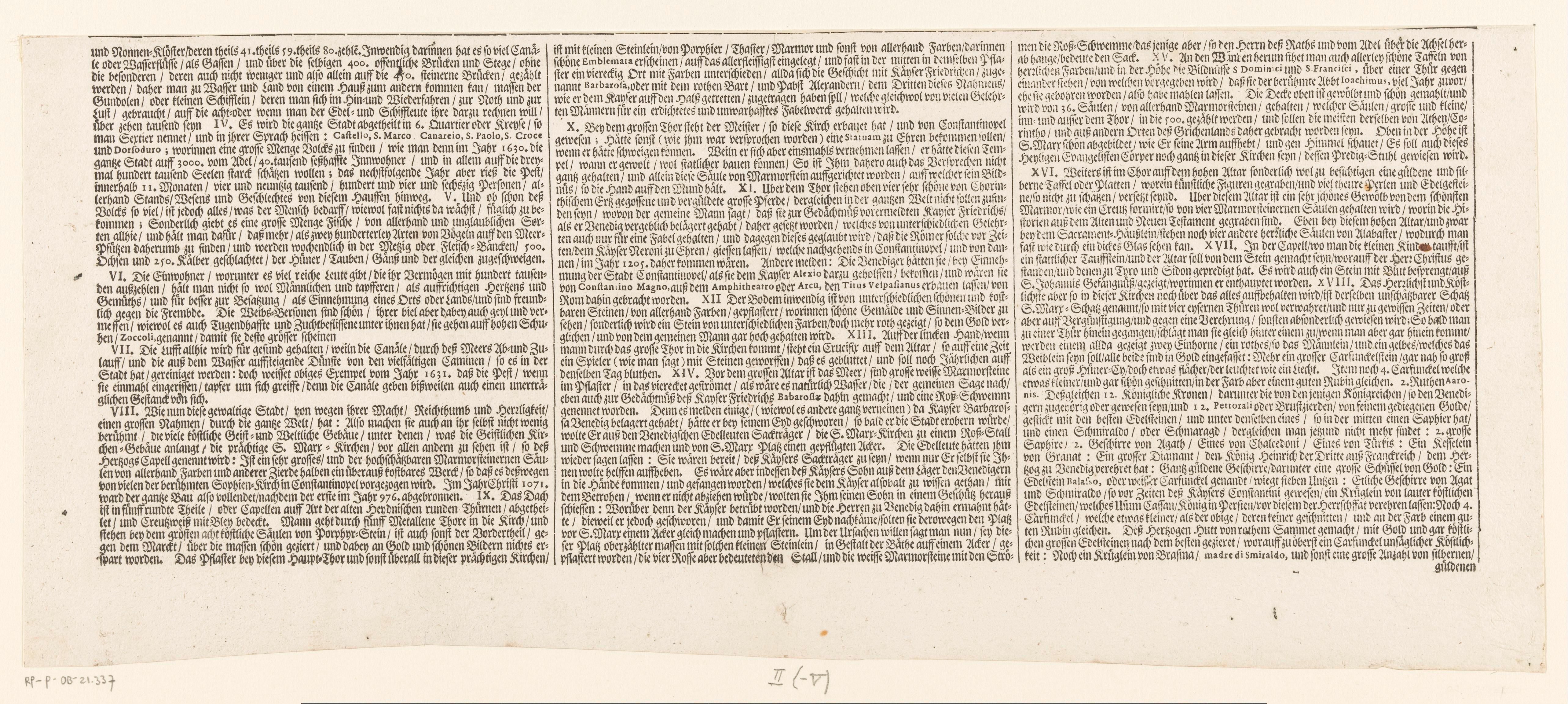 Onderschrift van de Festa della Sensa (tweede gedeelte)