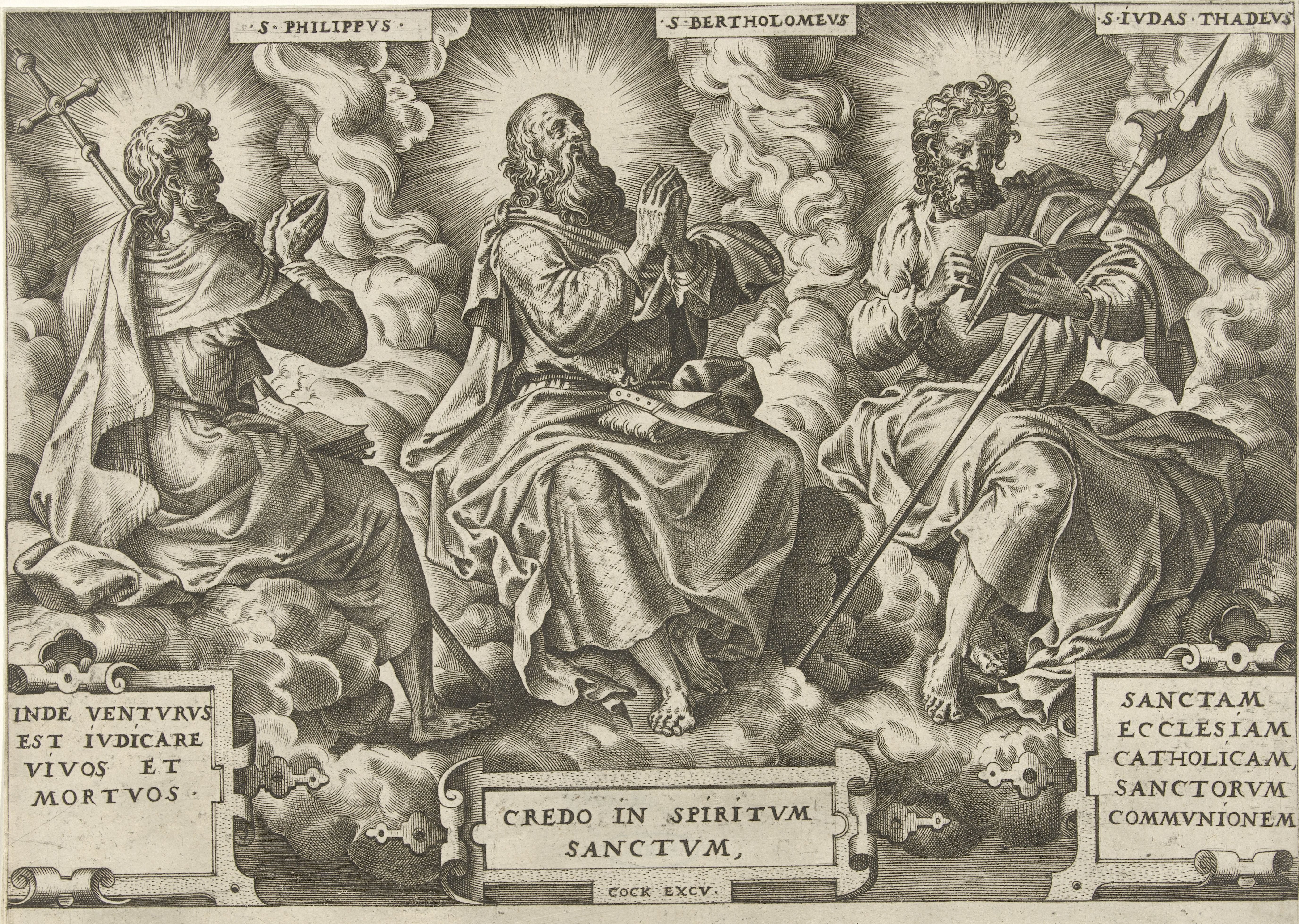 Drie apostelen Filippus, Bartolomeüs en Judas Taddeüs