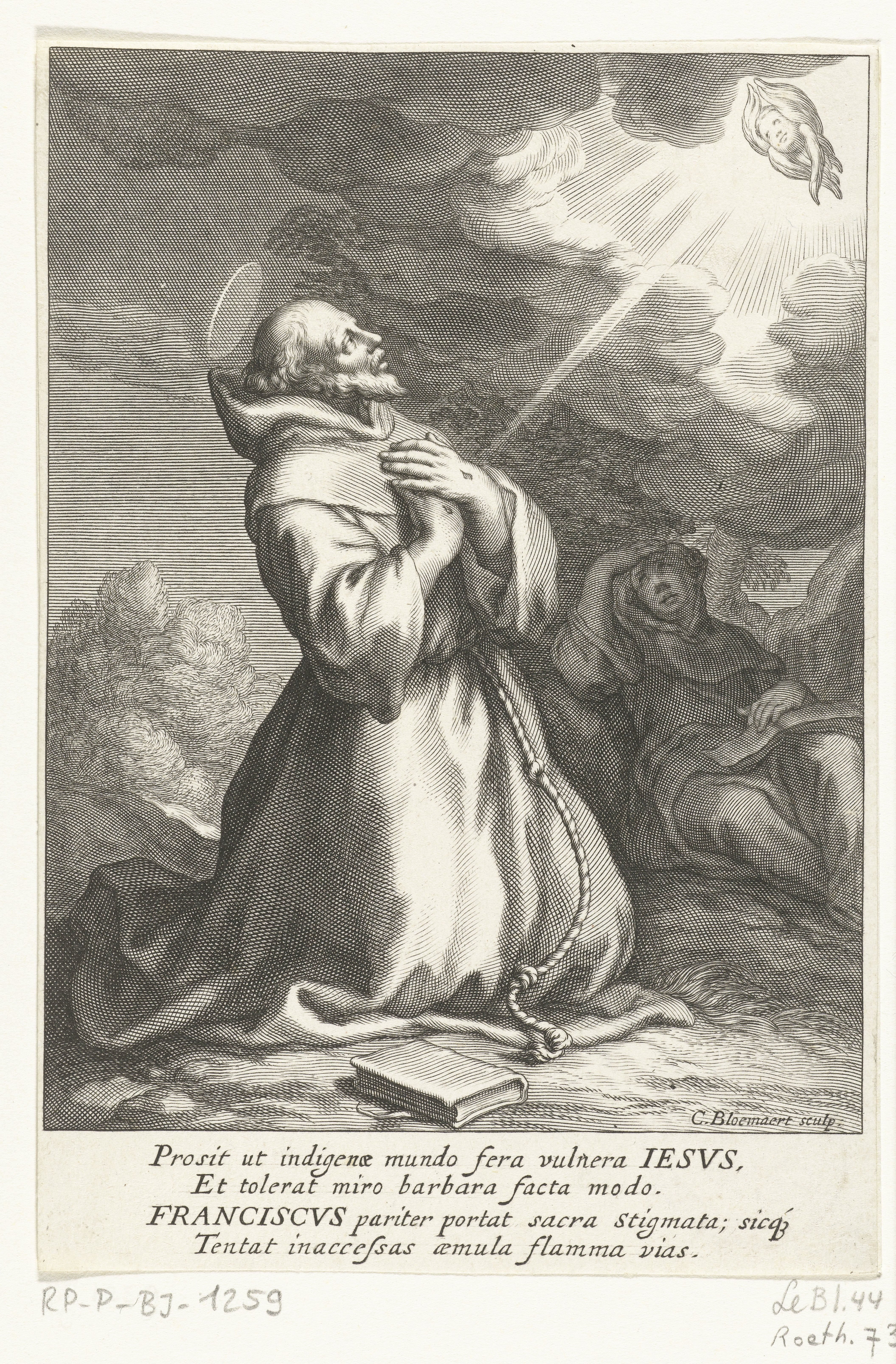 De heilige Franciscus ontvangt de Stigmata
