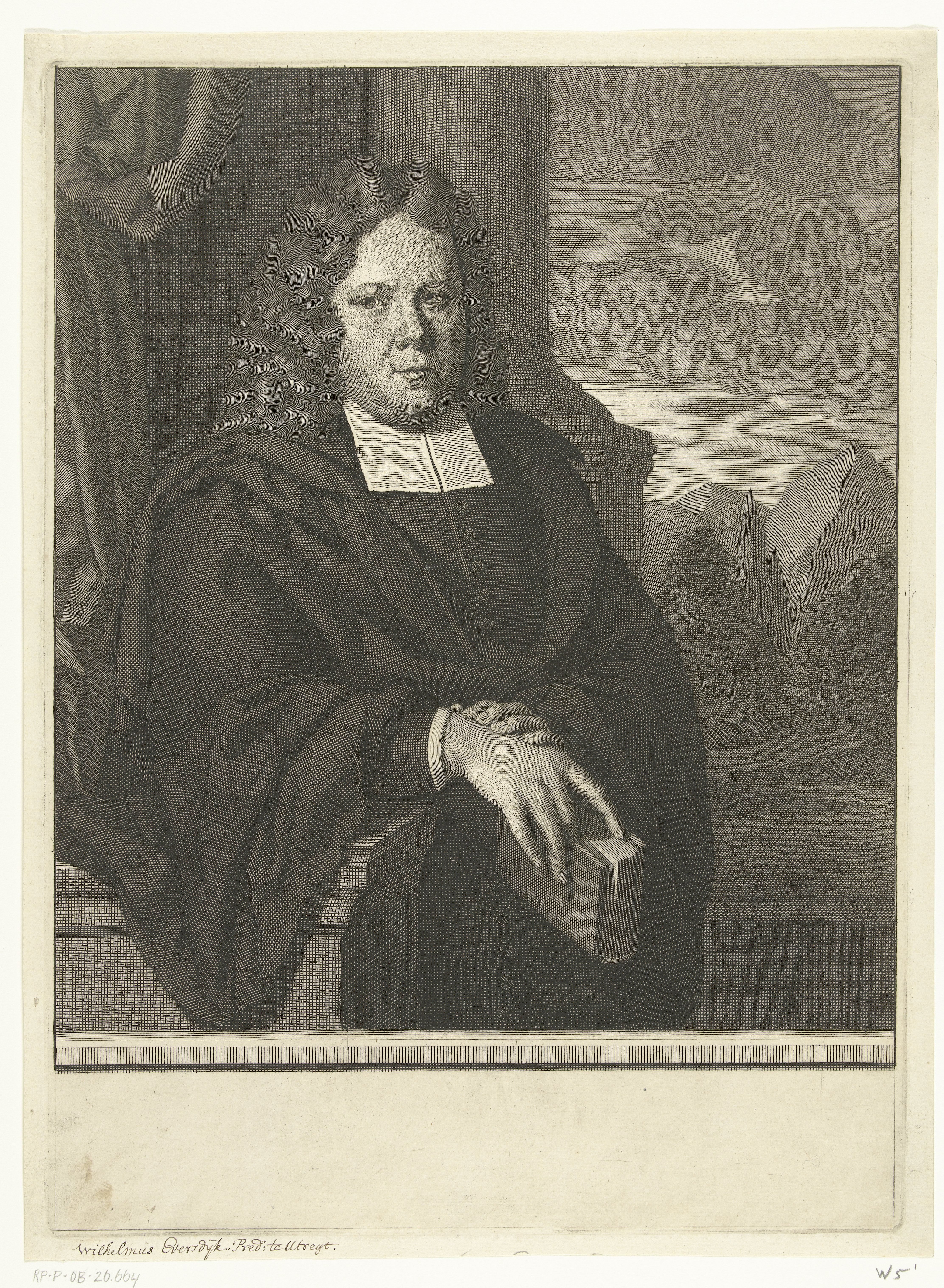 Portret van Wilhelmus Eversdijk