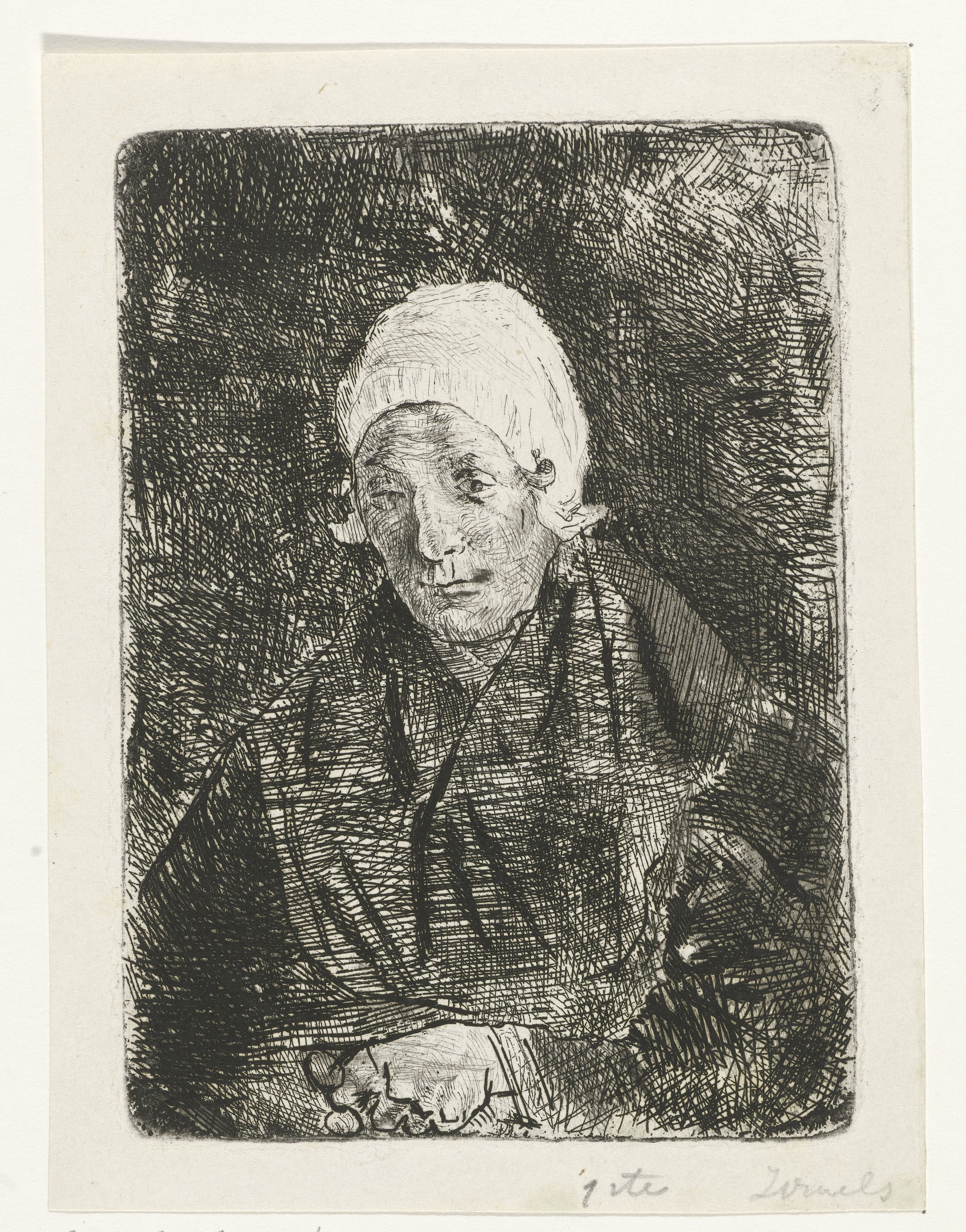 Katwijkse oude vrouw
