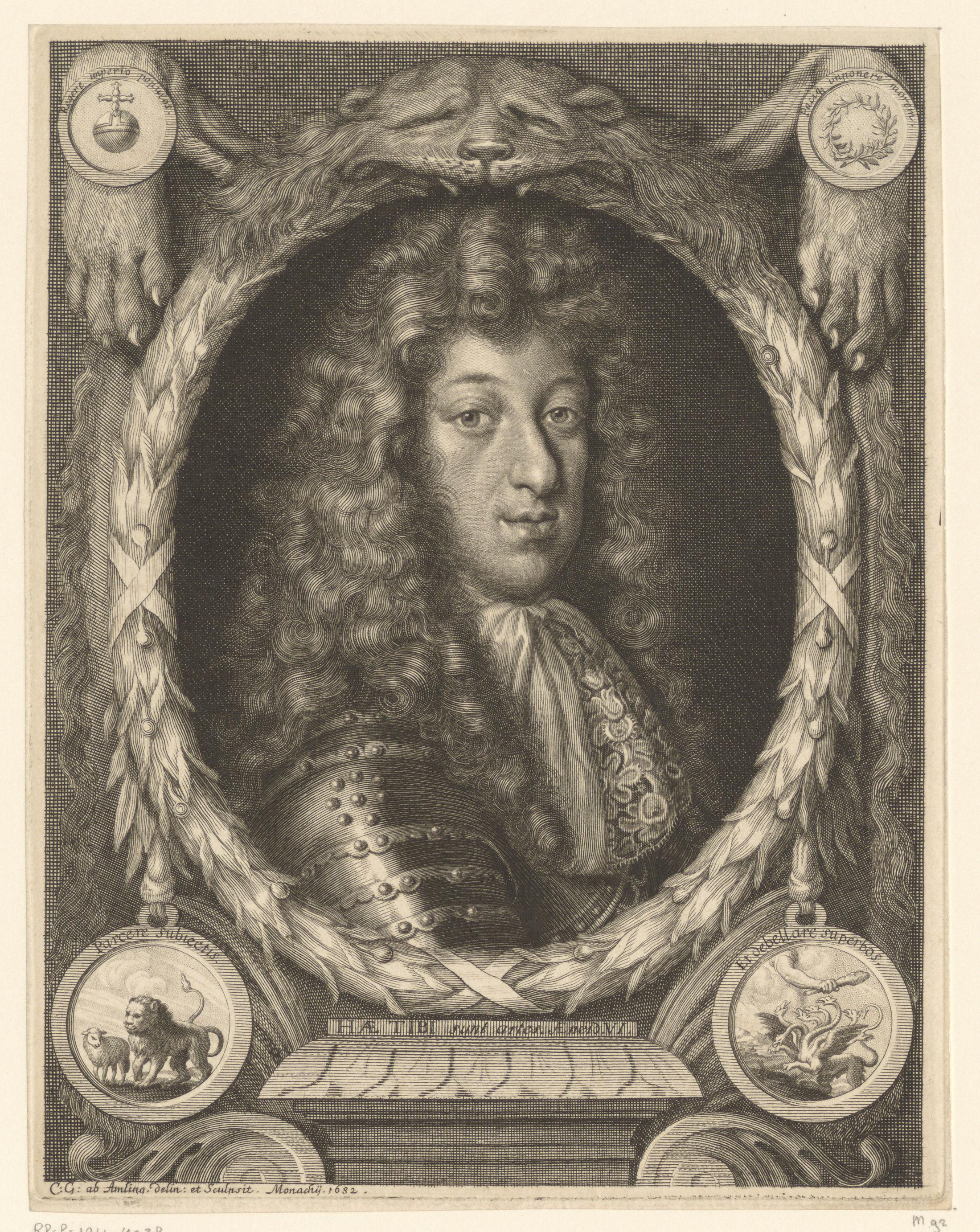 Portret van Maximiliaan II Emanuel van Beieren