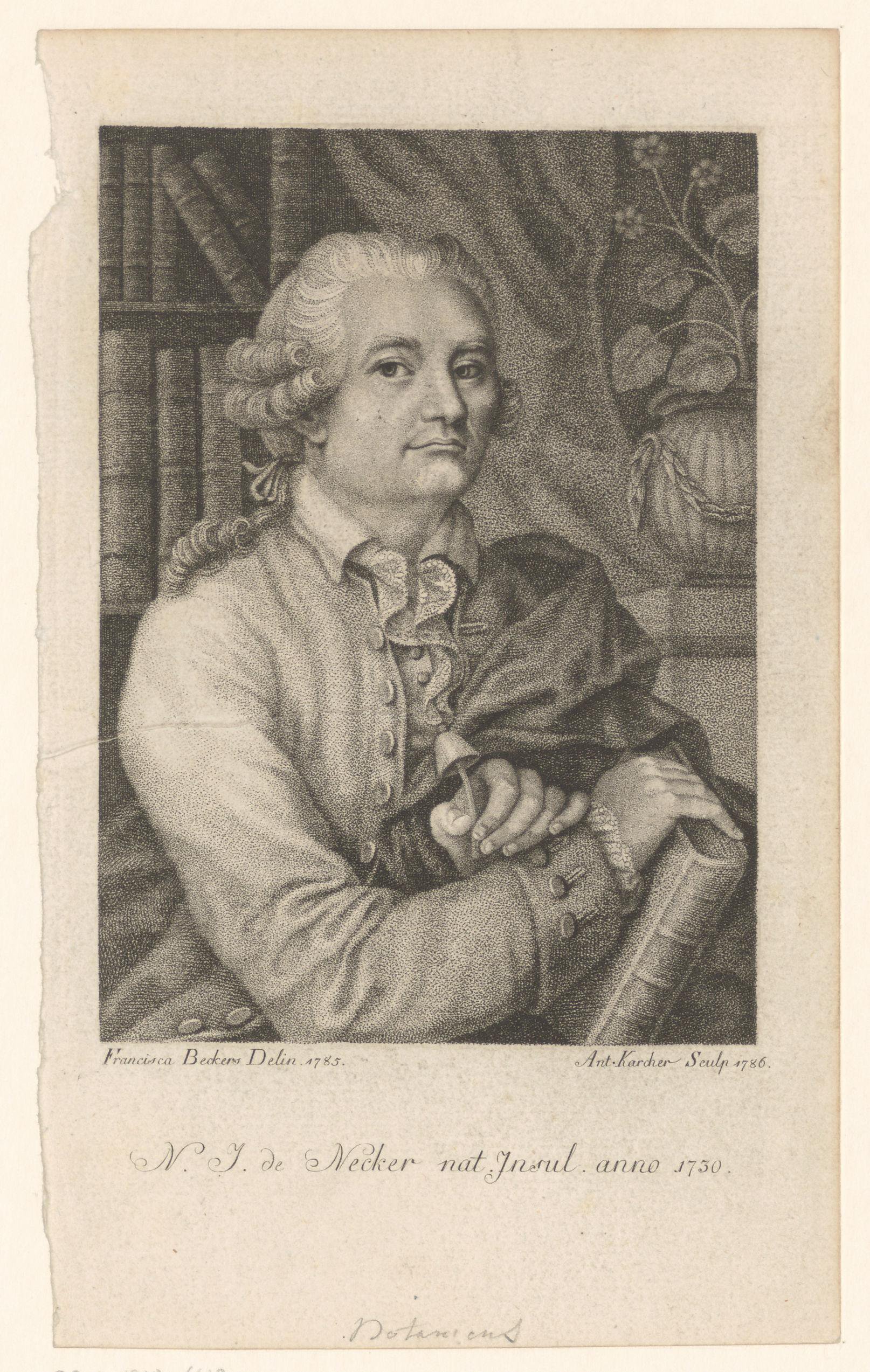Portret van Noël Martin Joseph de Necker