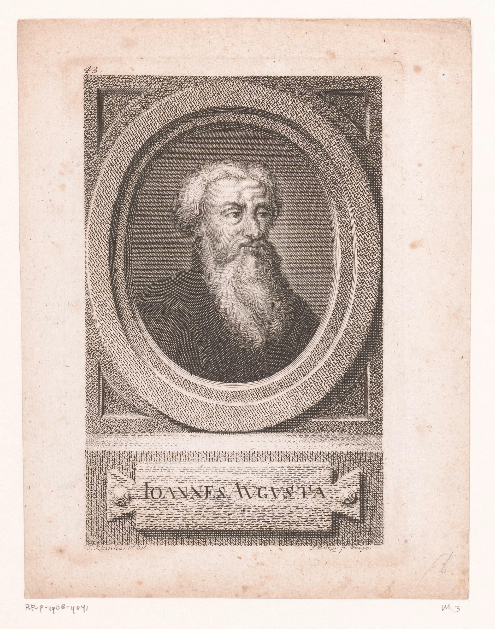 Portret van Johannes Augusta