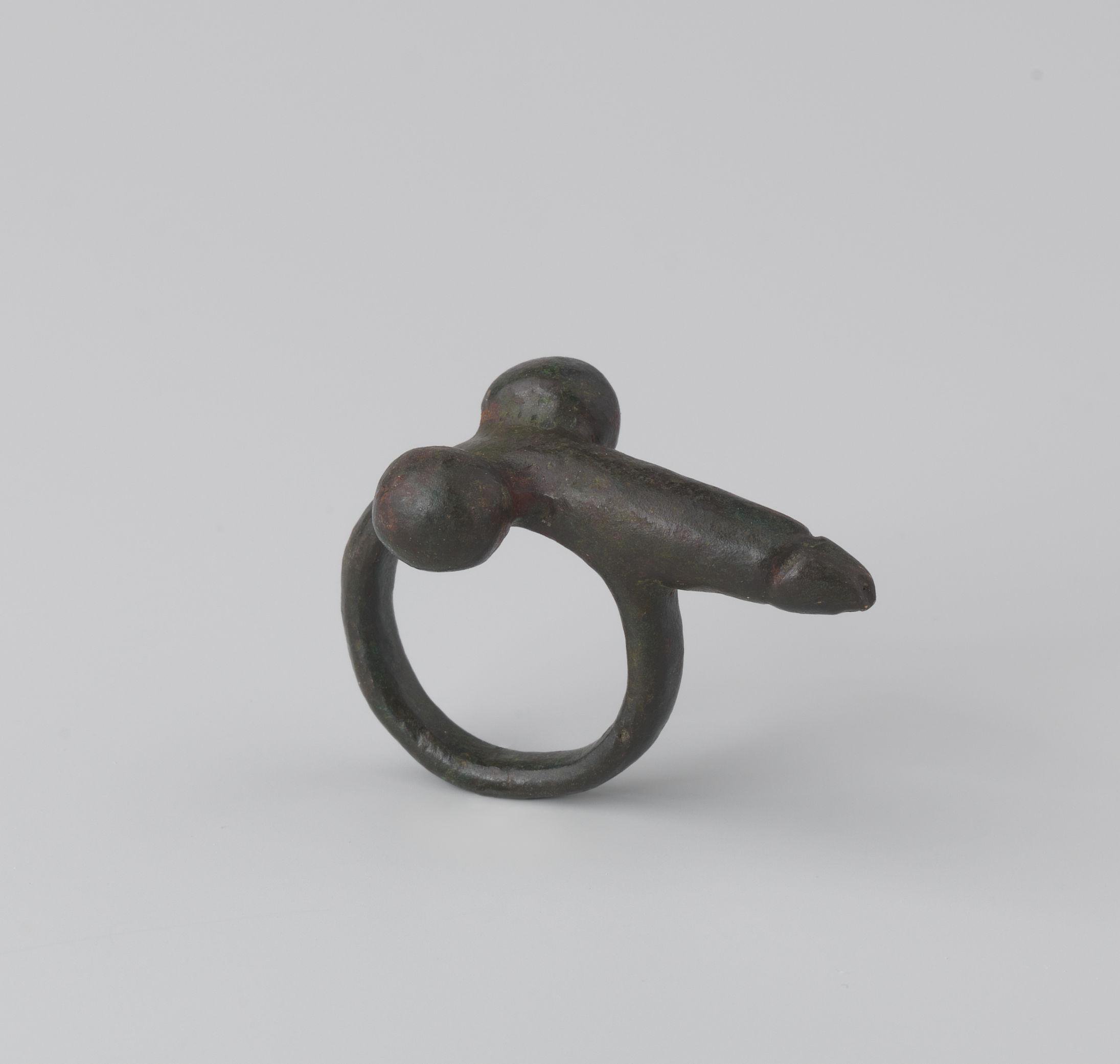 Bronze Ring with Phallus