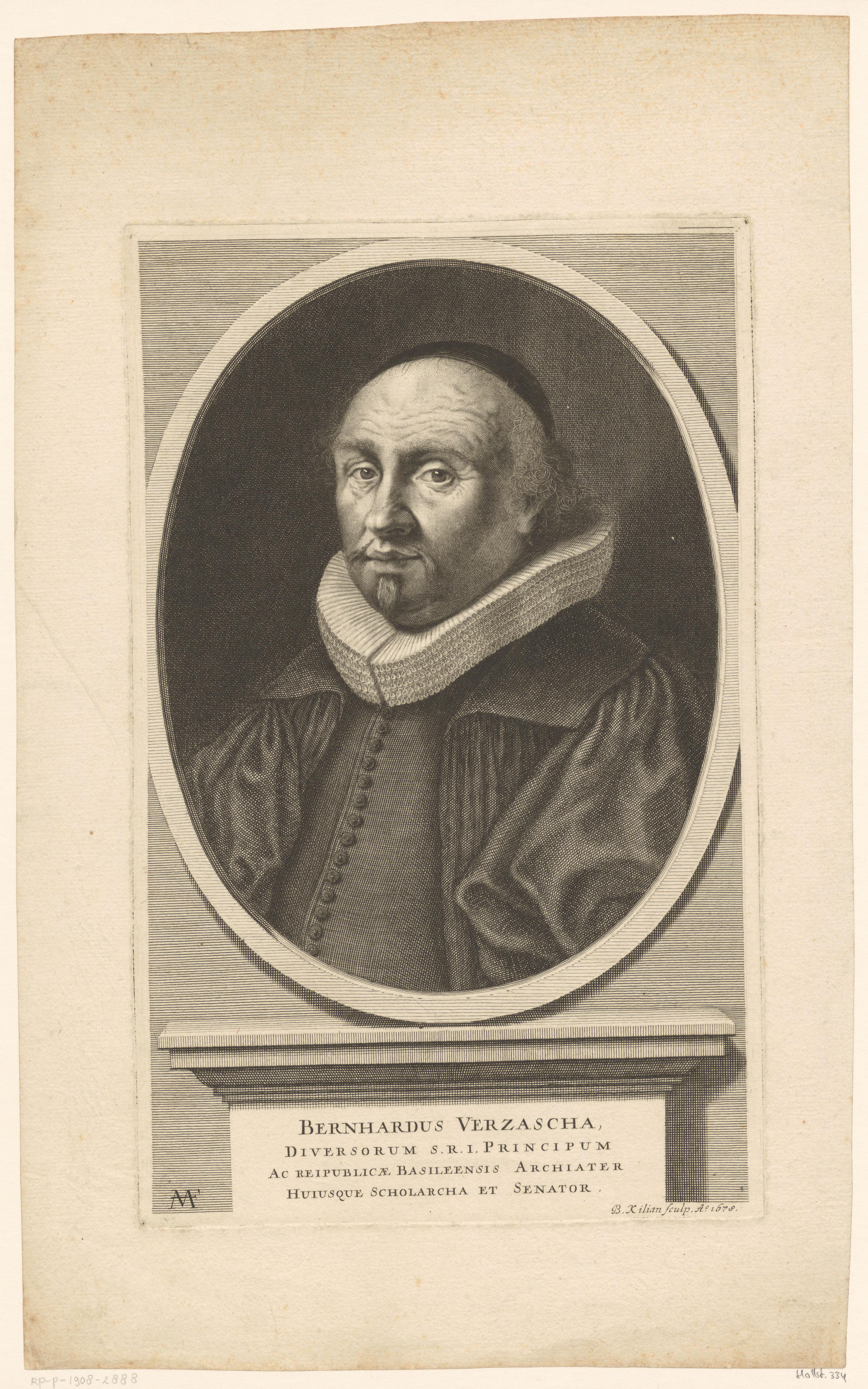 Portret van Bernard Verzascha